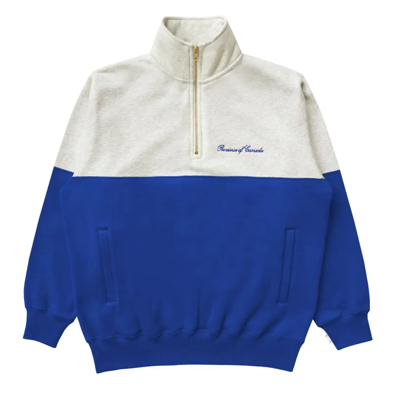 Club Fleece Half Zip Royal - Unisex sold by Province of Canada