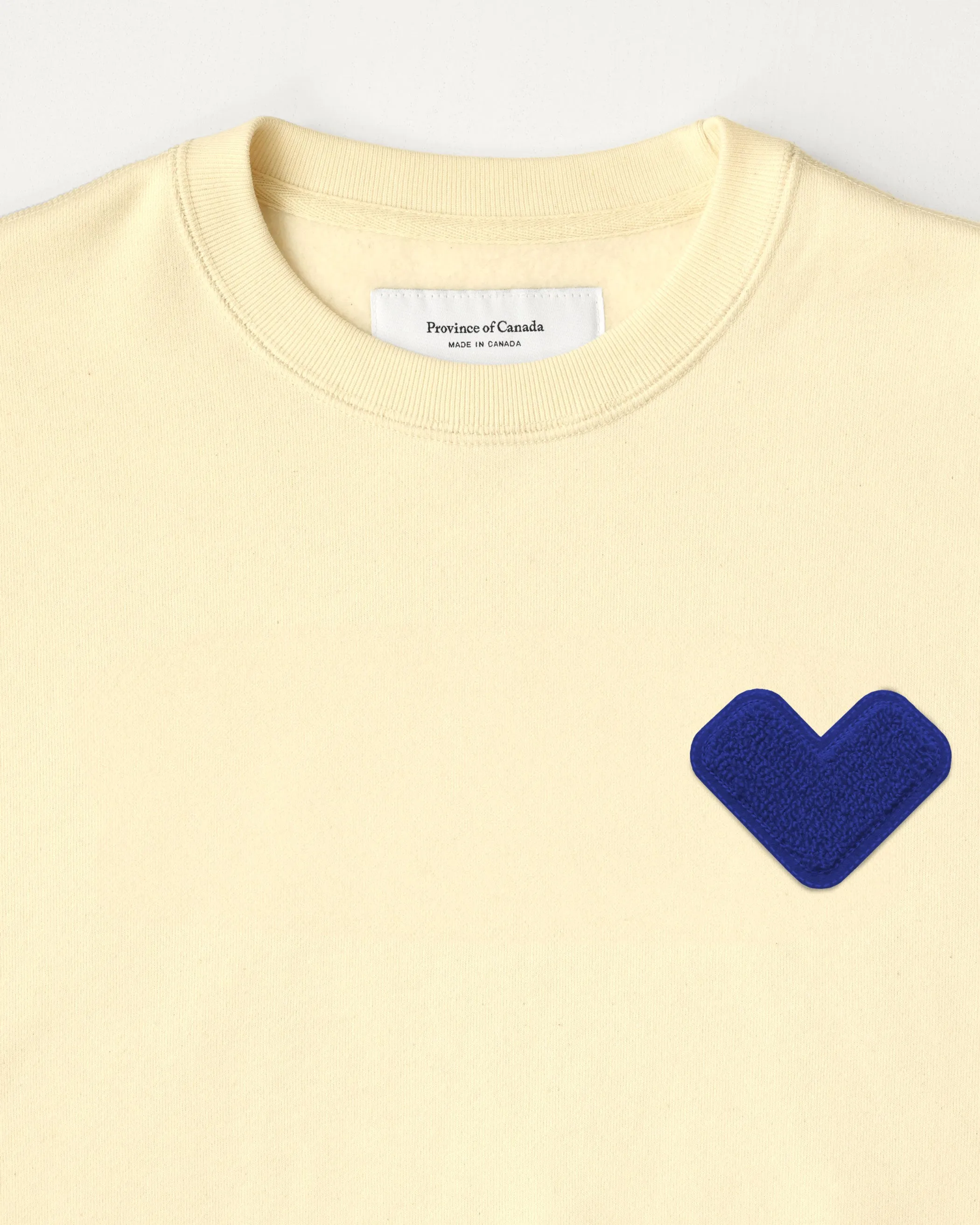Heart Sweatshirt Butter - Unisex sold by Province of Canada product image thumbnail 2
