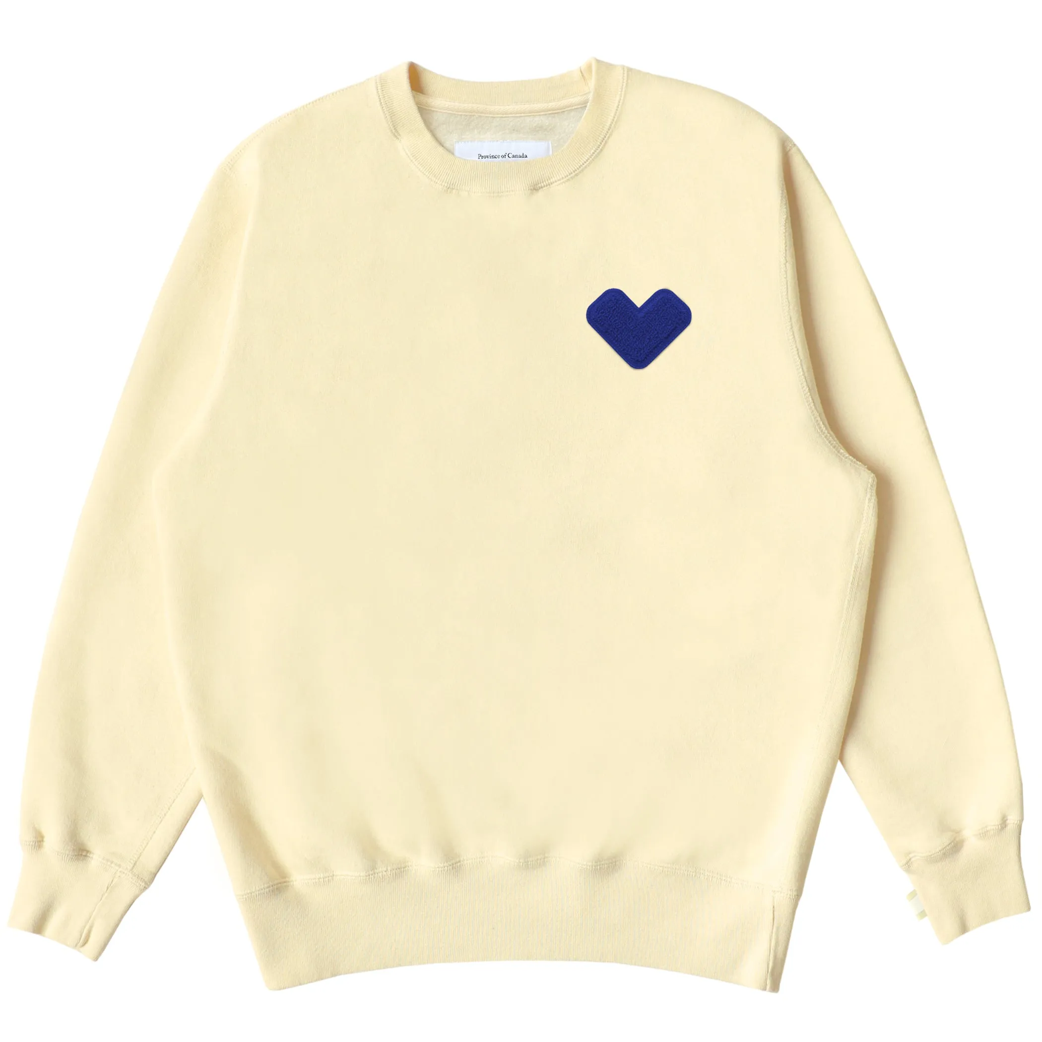 Heart Sweatshirt Butter - Unisex sold by Province of Canada