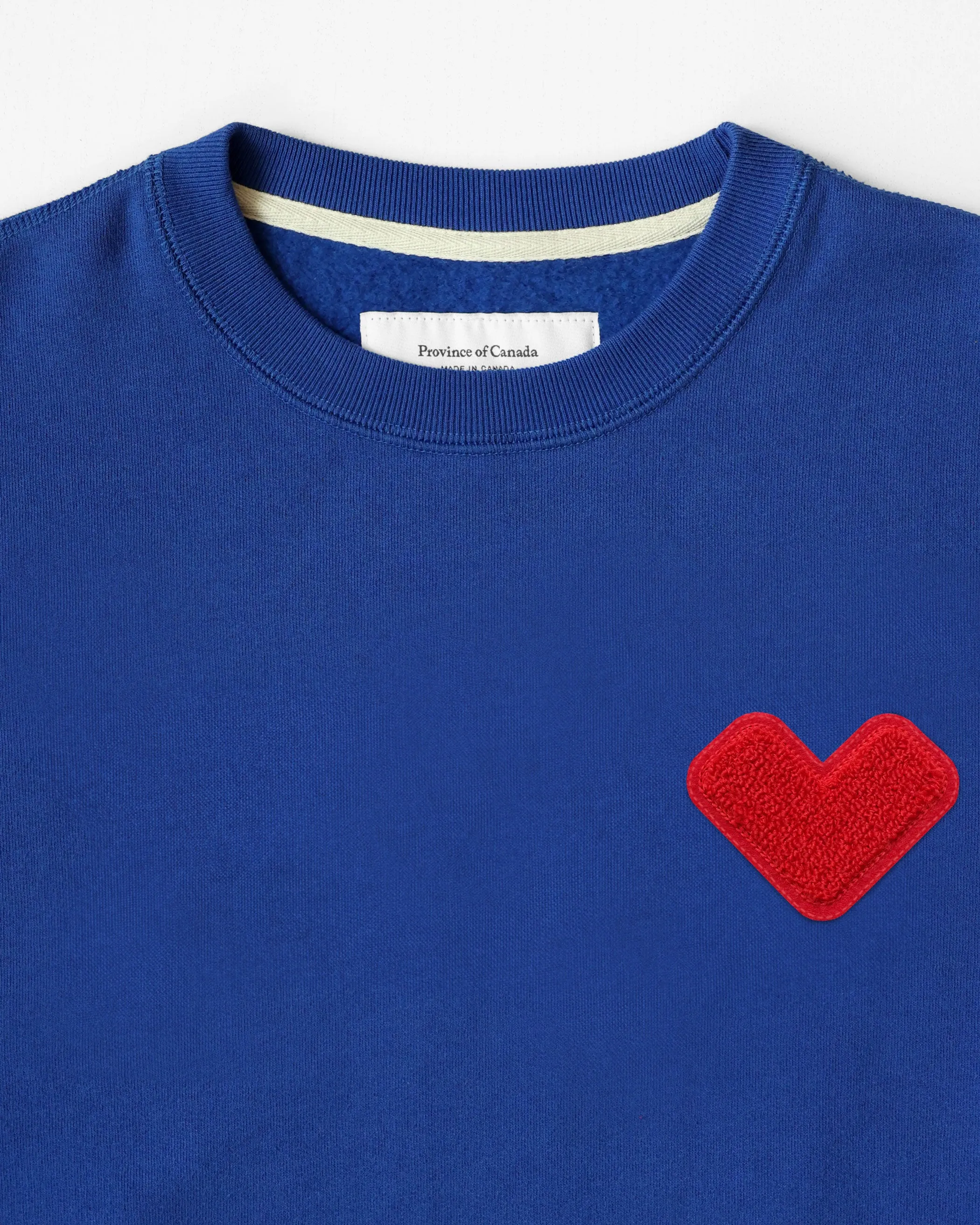 Heart Sweatshirt Royal - Unisex sold by Province of Canada product image thumbnail 2
