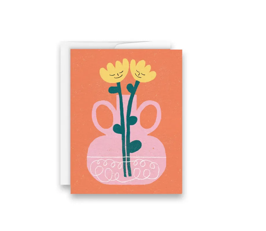 Yellow Tulipes Greeting Card sold by Province of Canada
