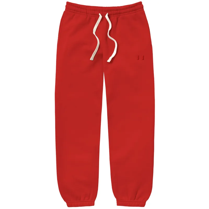 Flag Fleece Sweatpant Red - Unisex sold by Province of Canada