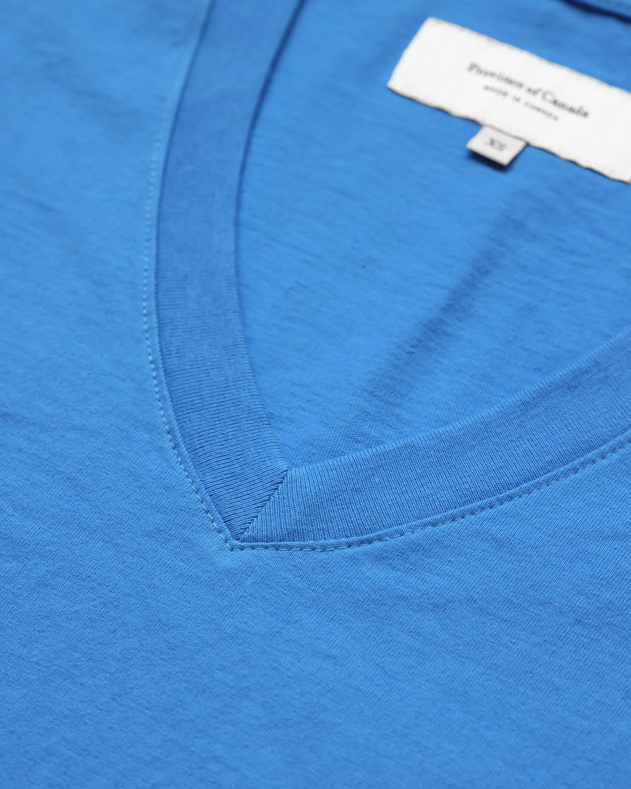V-Neck Midi T-Shirt Dress Super Blue sold by Province of Canada product image thumbnail 3