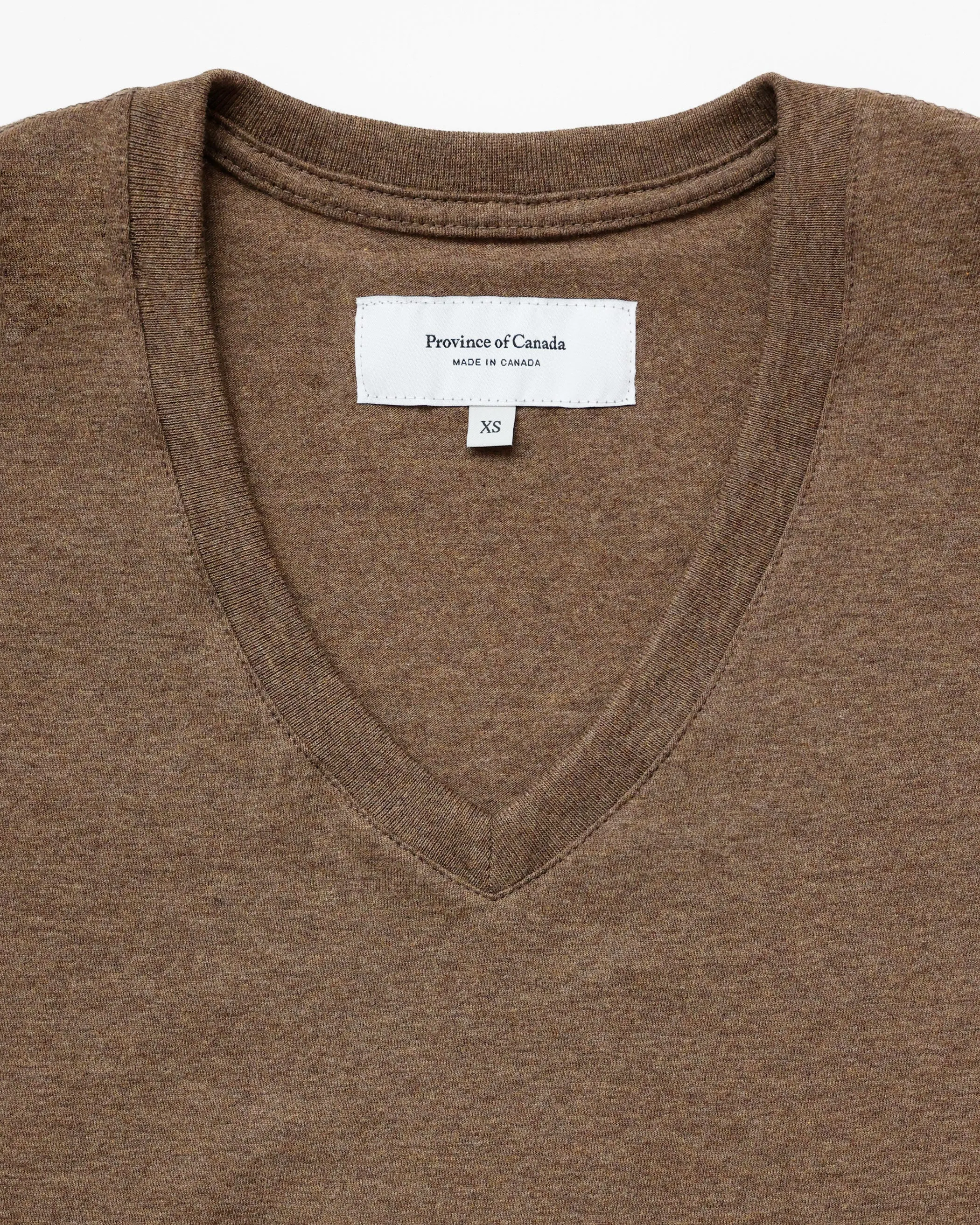 Friday V-Neck Tee Heather Brown sold by Province of Canada product image thumbnail 2