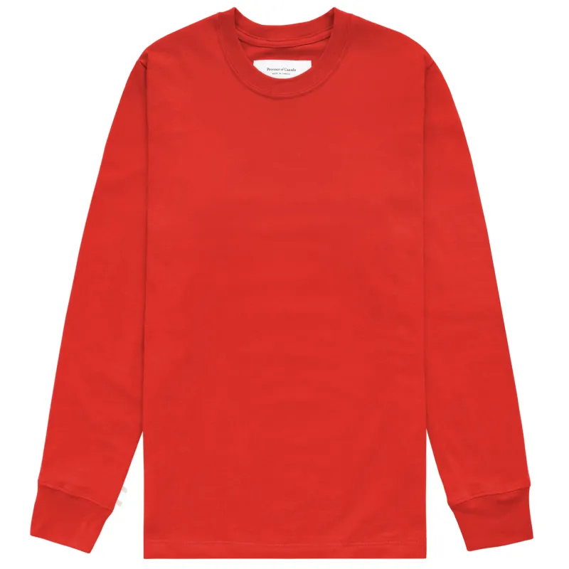 Original - Monday Long Sleeve Tee Tart - Unisex made by Province of Canada