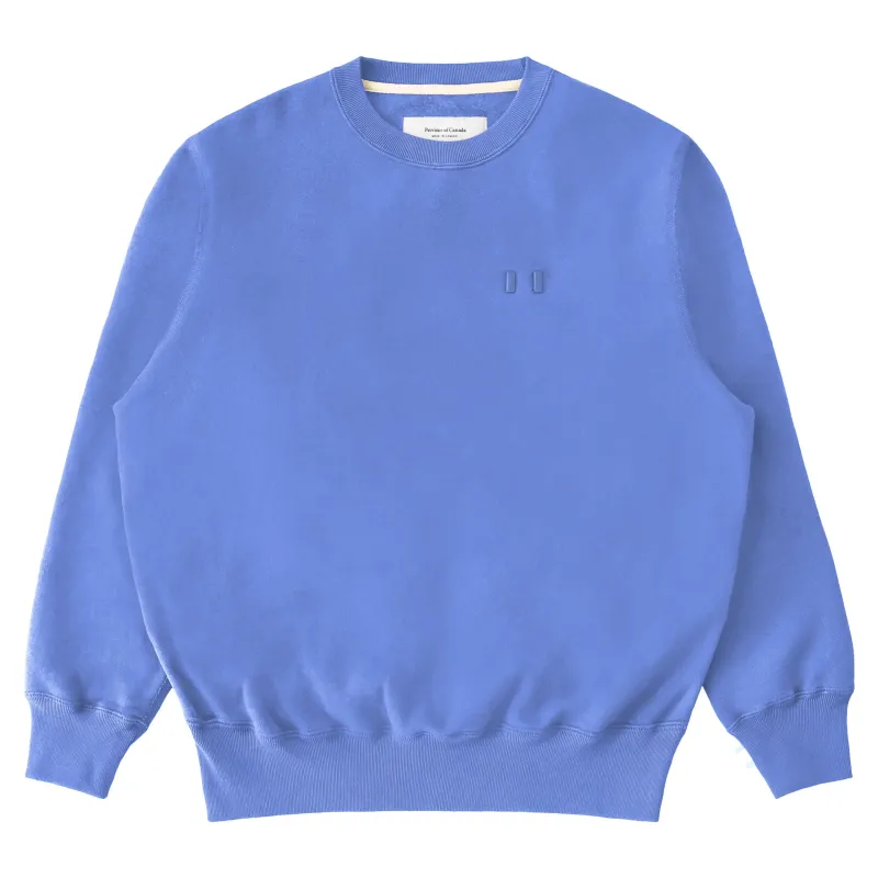 Flag Fleece Sweatshirt Periwinkle - Unisex made by Province of Canada