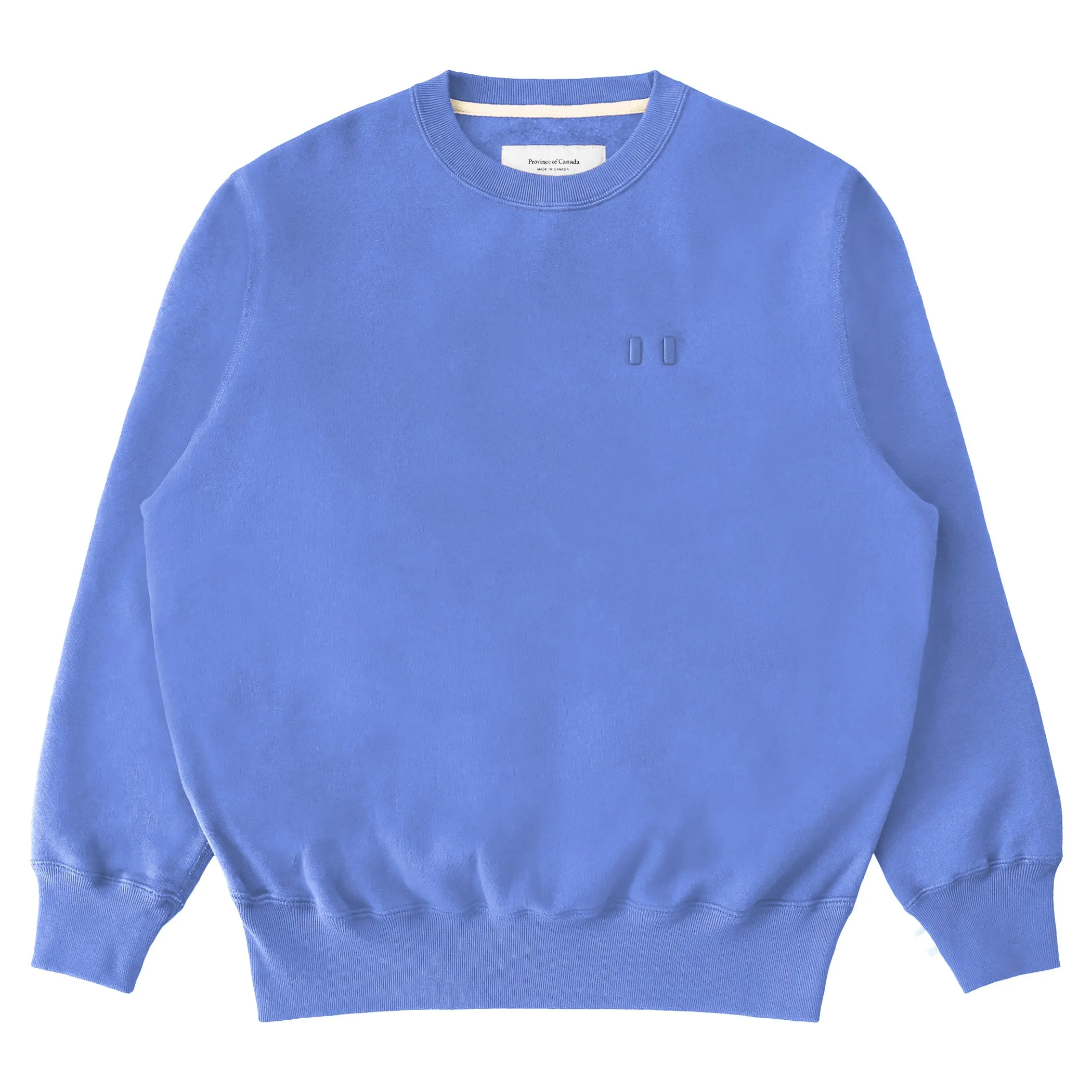 Flag Fleece Sweatshirt Periwinkle - Unisex sold by Province of Canada