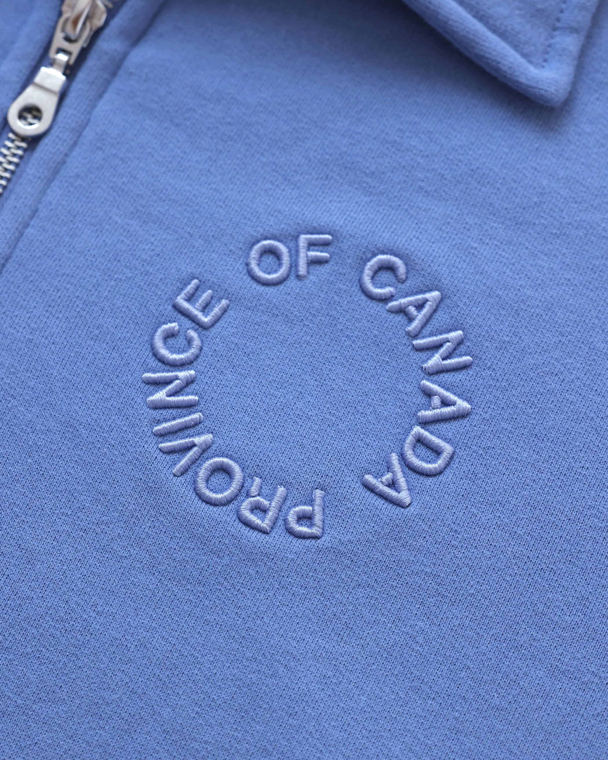 Half Zip Fleece Sweatshirt Periwinkle - Unisex sold by Province of Canada product image thumbnail 3