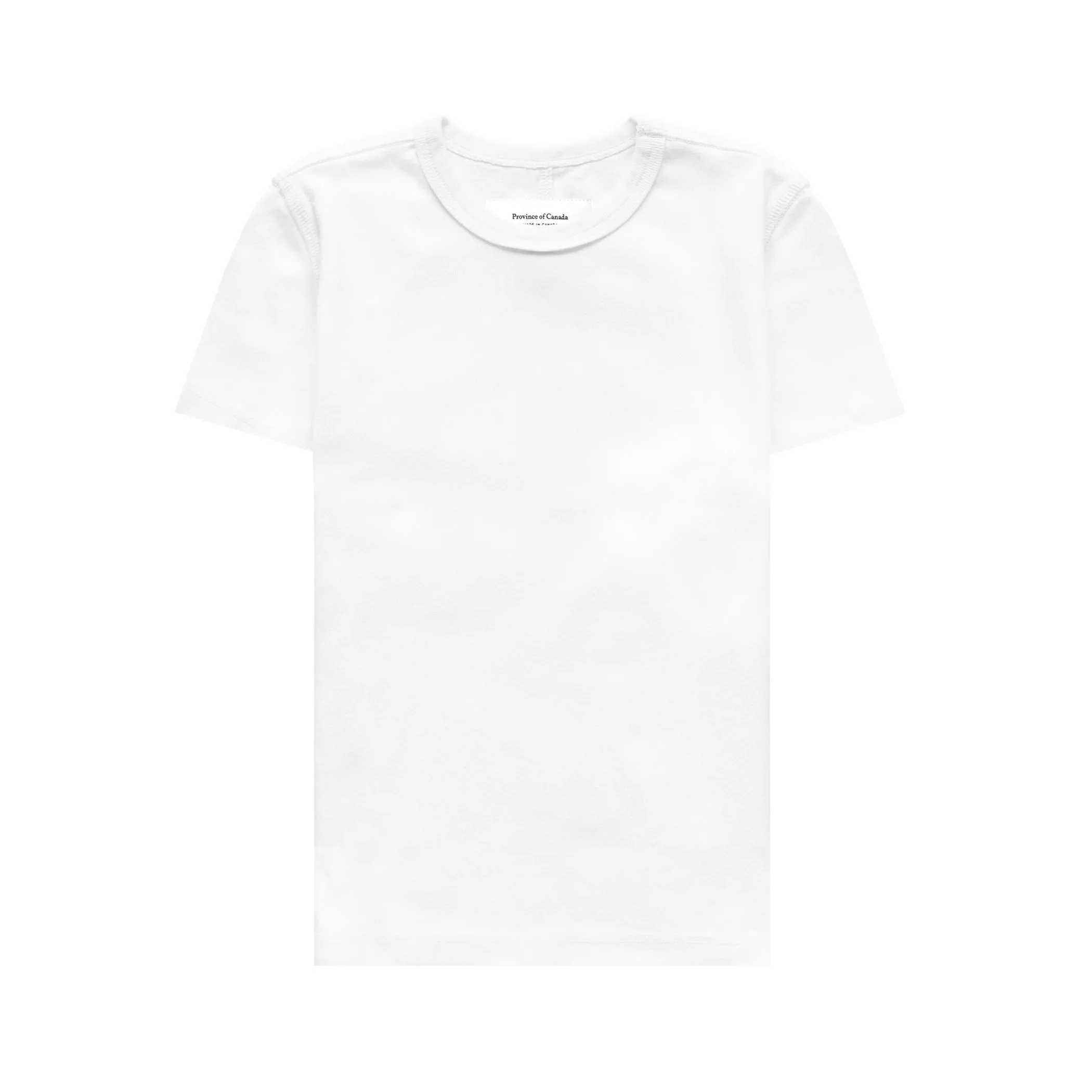 Fitted Rib Tee White - Womens sold by Province of Canada