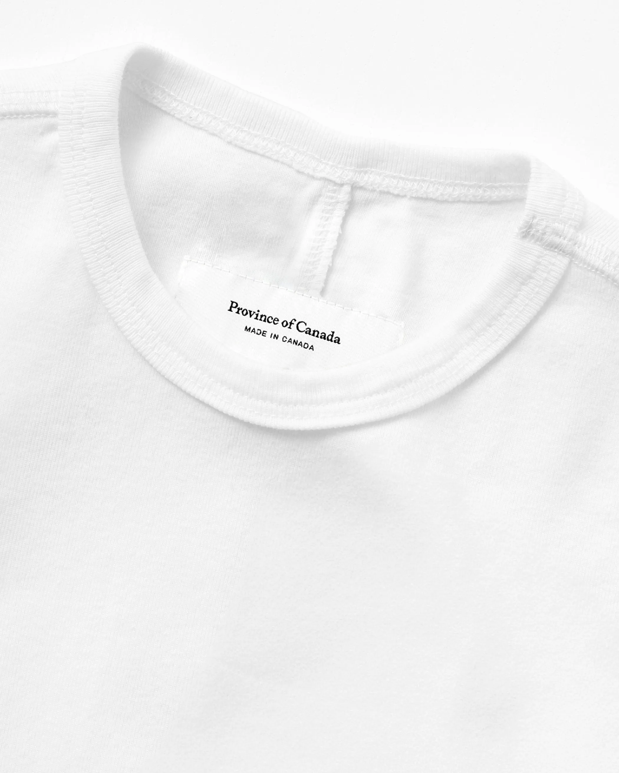 Fitted Rib Tee White - Womens sold by Province of Canada product image thumbnail 5