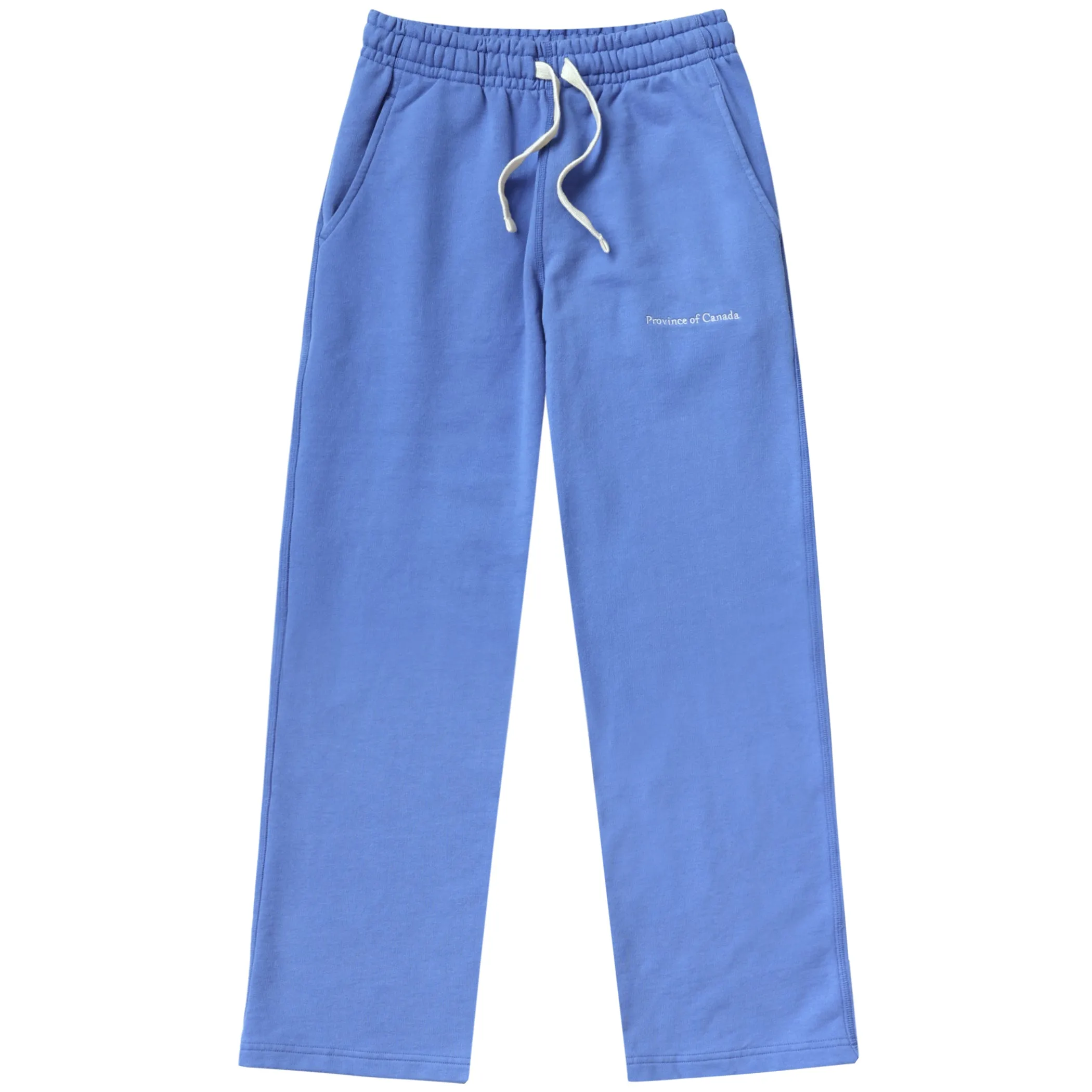 Wide Leg French Terry Sweatpant Cerulean Blue - Unisex sold by Province of Canada