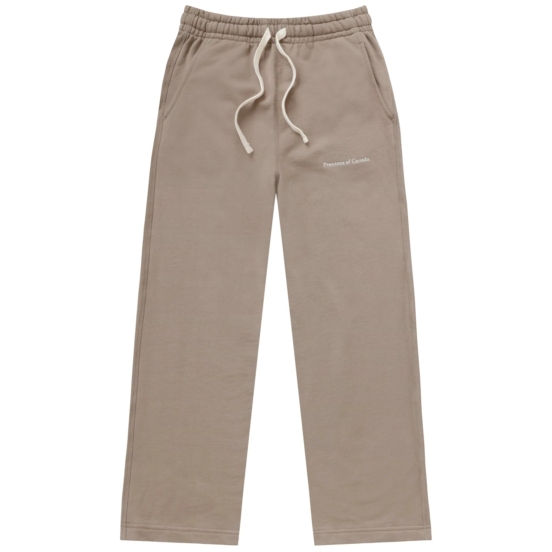 Wide Leg French Terry Sweatpant Mocha - Unisex sold by Province of Canada