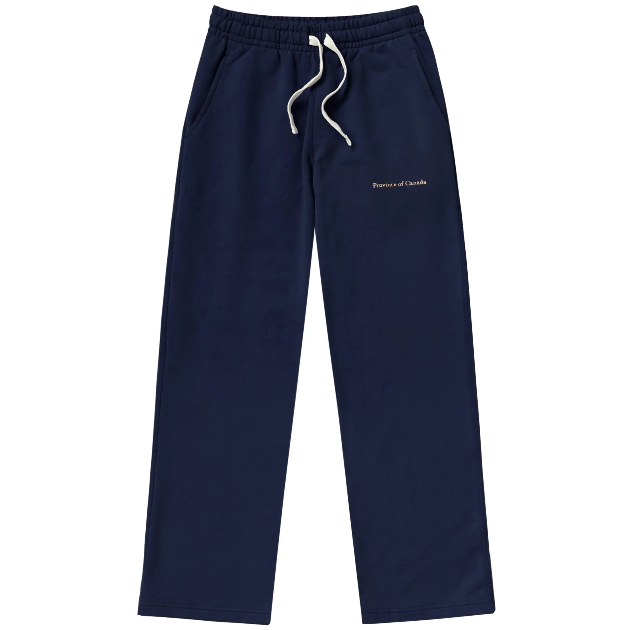 Wide Leg French Terry Sweatpant Navy - Unisex sold by Province of Canada