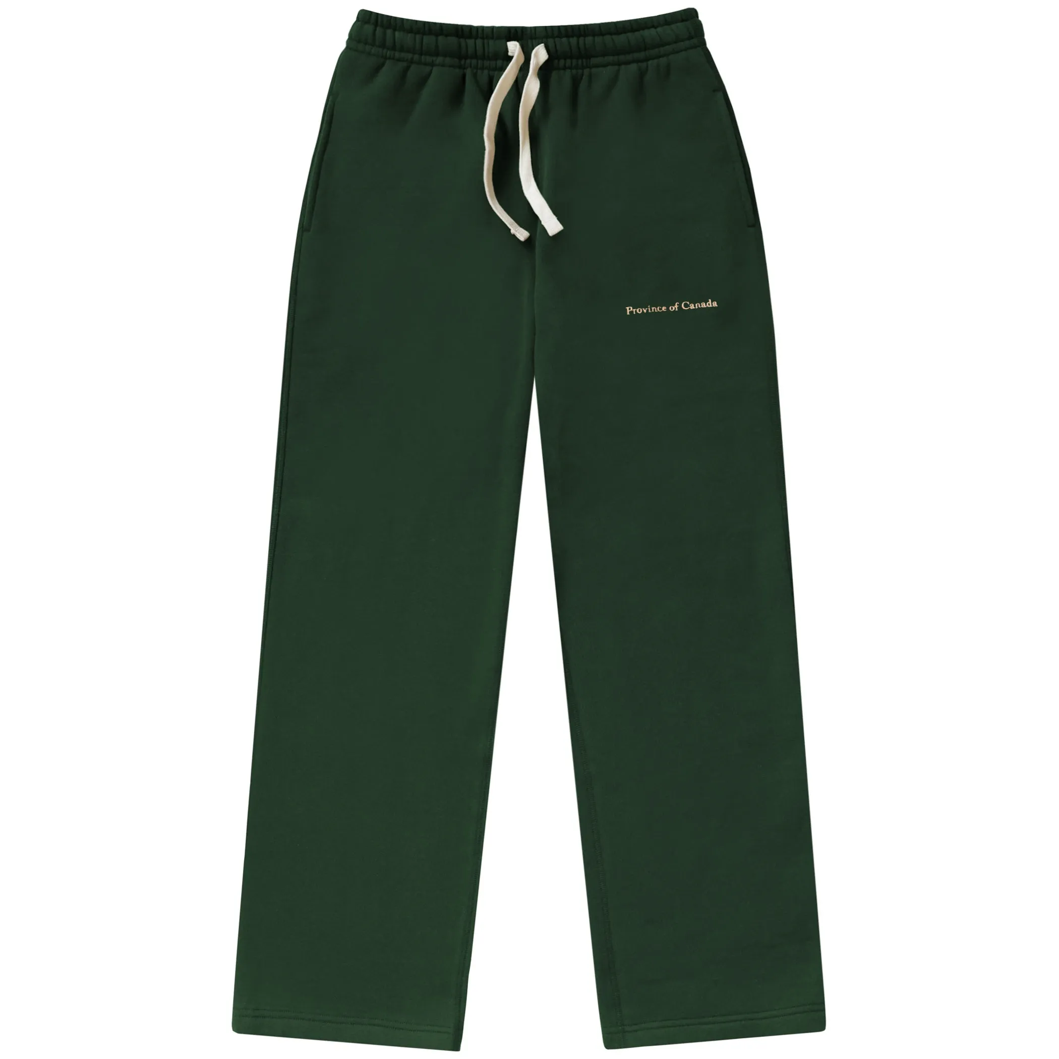 Wide Leg French Terry Sweatpant Forest - Unisex sold by Province of Canada
