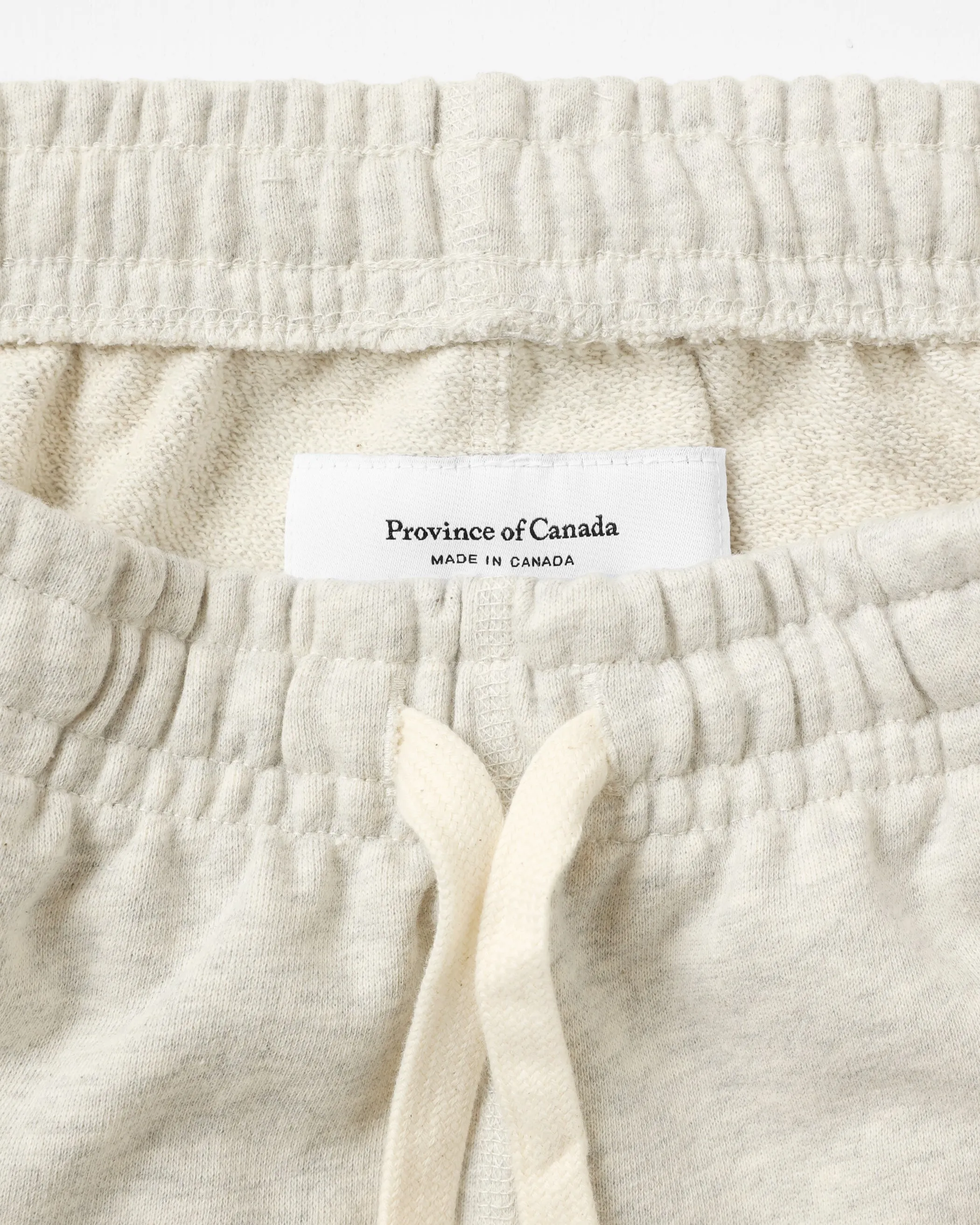 Wide Leg French Terry Sweatpant Eggshell - Unisex sold by Province of Canada product image thumbnail 3