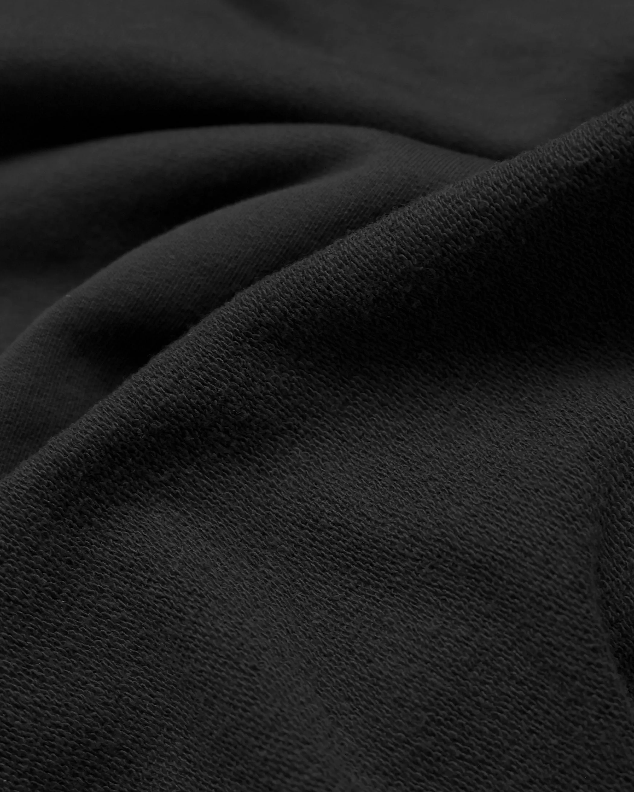 Wide Leg French Terry Sweatpant Black - Unisex sold by Province of Canada product image thumbnail 4