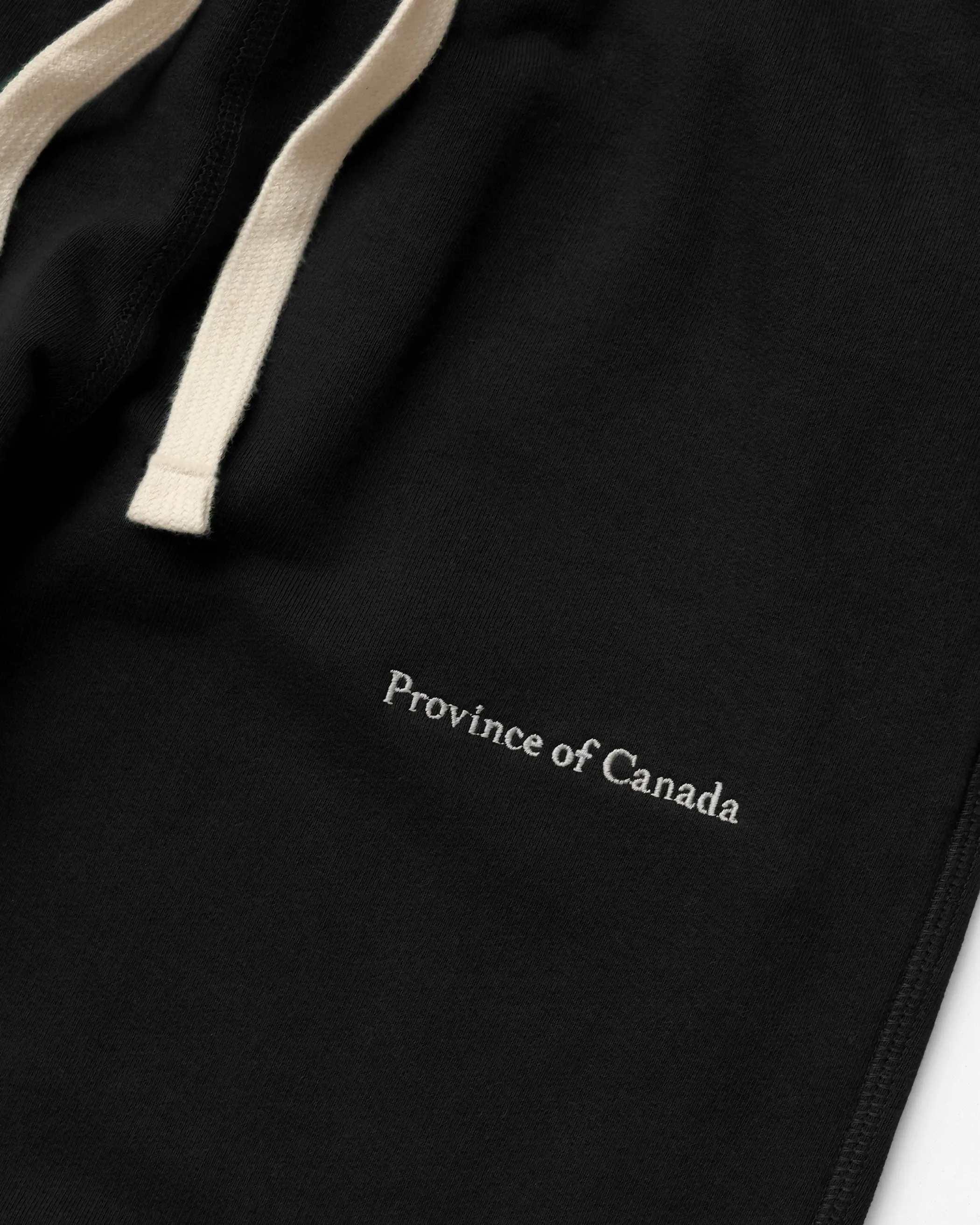Wide Leg French Terry Sweatpant Black - Unisex sold by Province of Canada product image thumbnail 2
