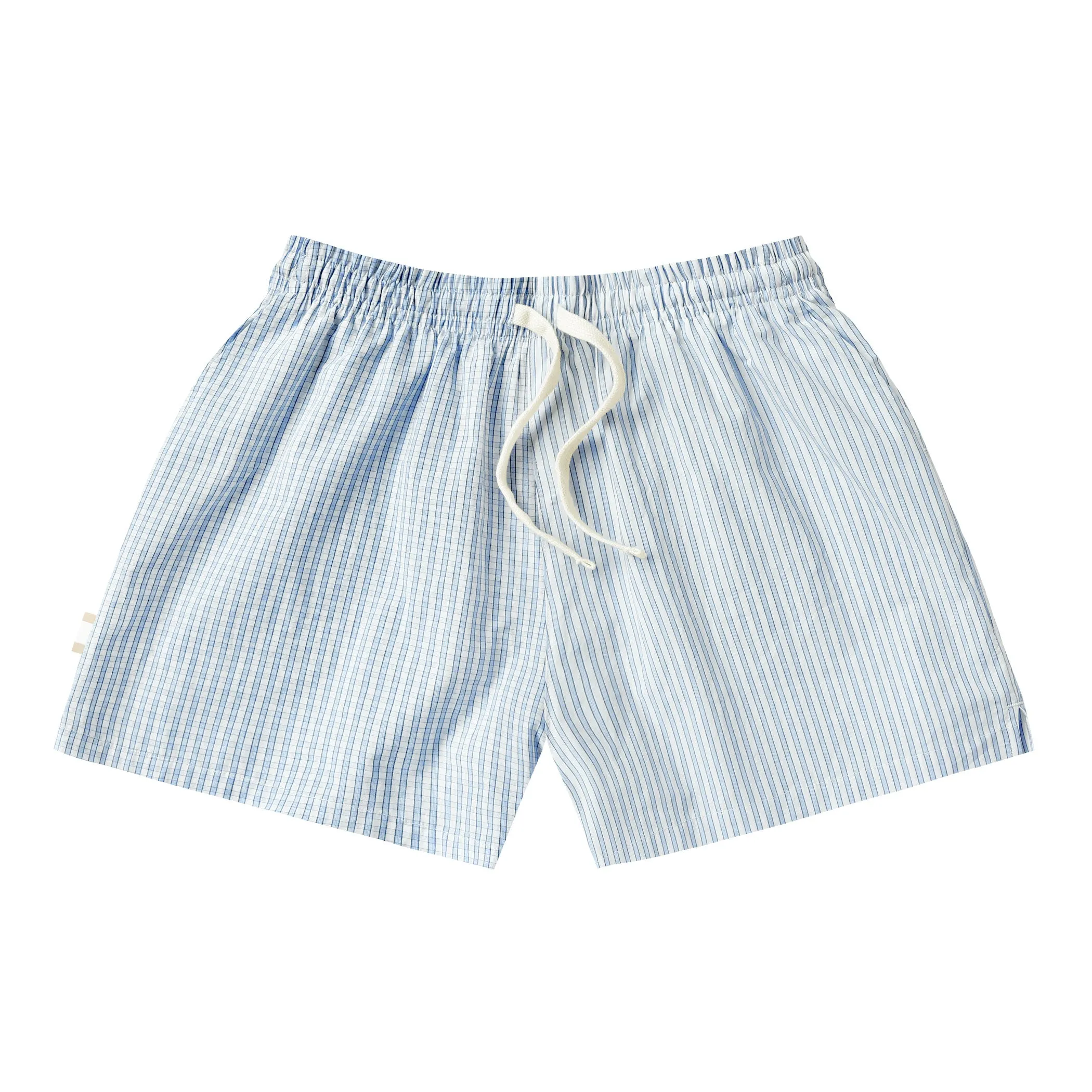 Pyjama Short Blue Patchwork - Womens sold by Province of Canada