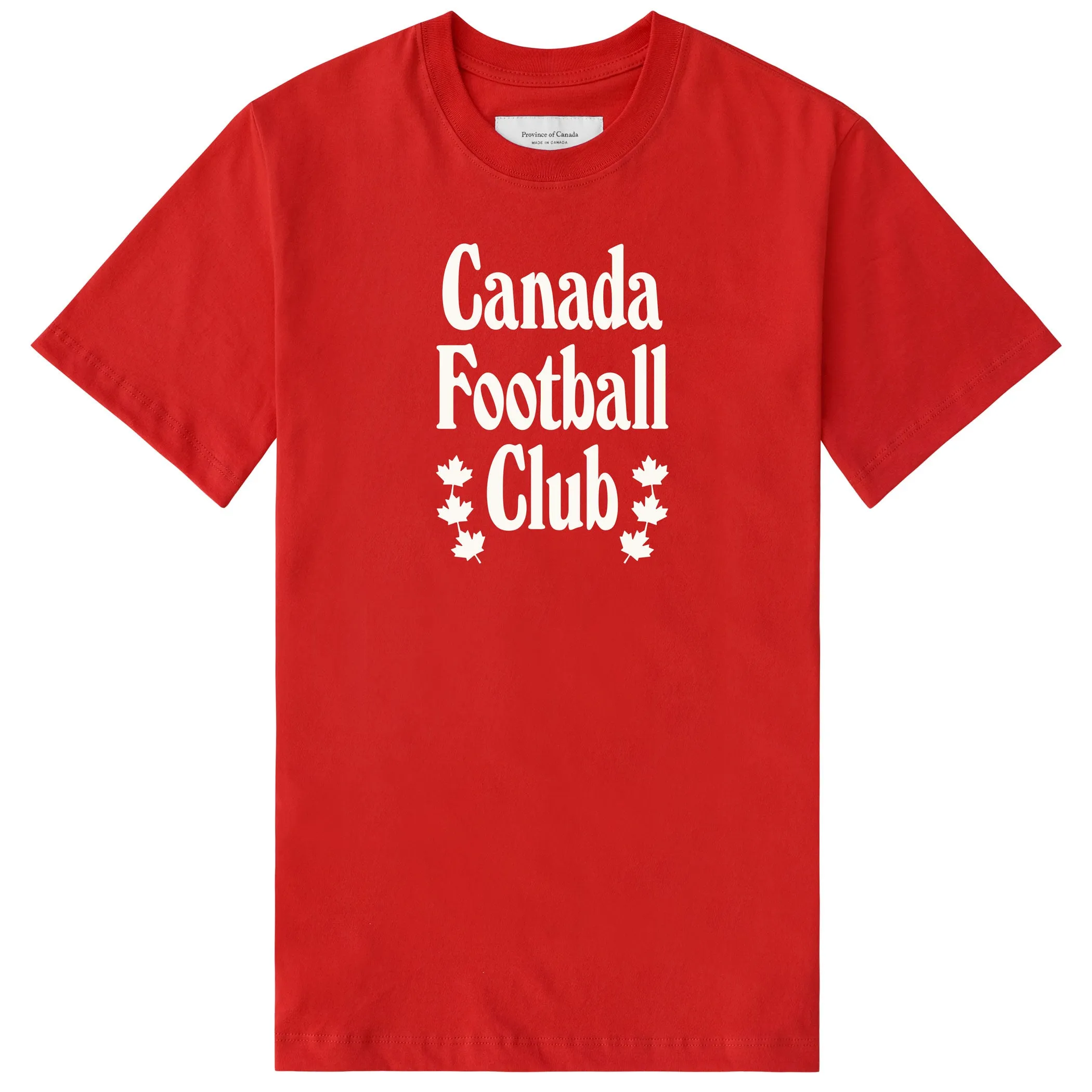 Canada Football Club Tee Red - Unisex sold by Province of Canada