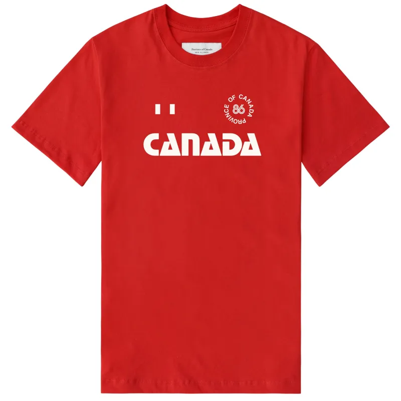 Canada Kit Tee Red - Unisex made by Province of Canada