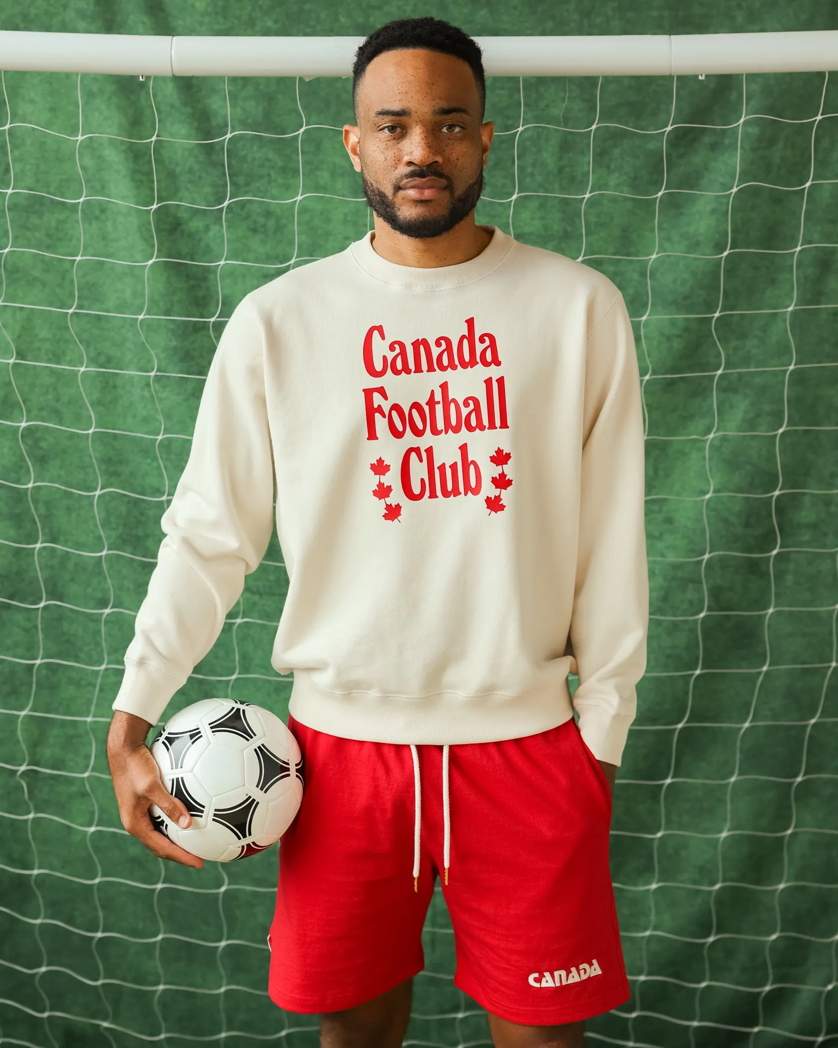 Canada Football Club Sweatshirt Natural - Unisex sold by Province of Canada product image thumbnail 3