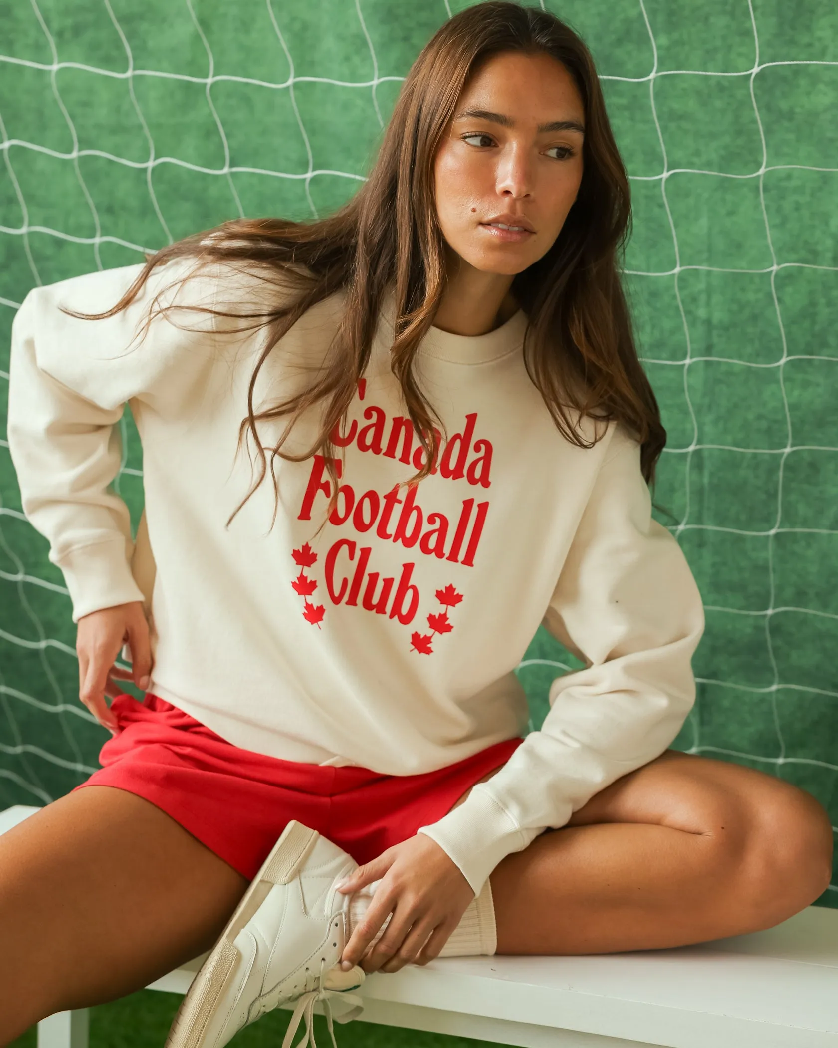 Canada Football Club Sweatshirt Natural - Unisex sold by Province of Canada product image thumbnail 2