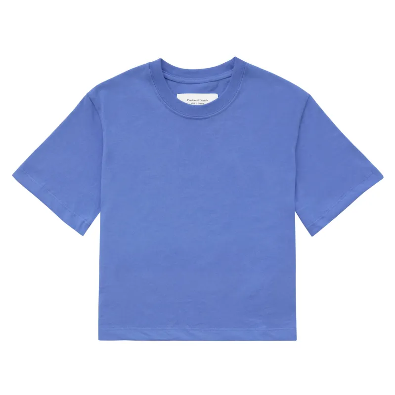 Monday Crop Top Periwinkle made by Province of Canada