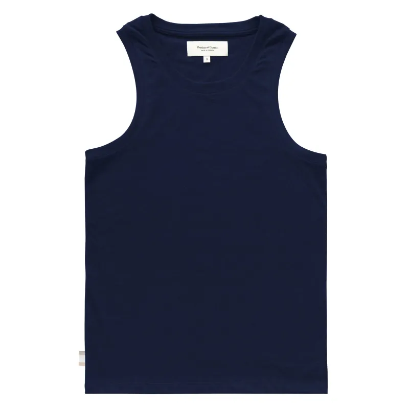 Tuesday Tank Top Navy - Unisex made by Province of Canada