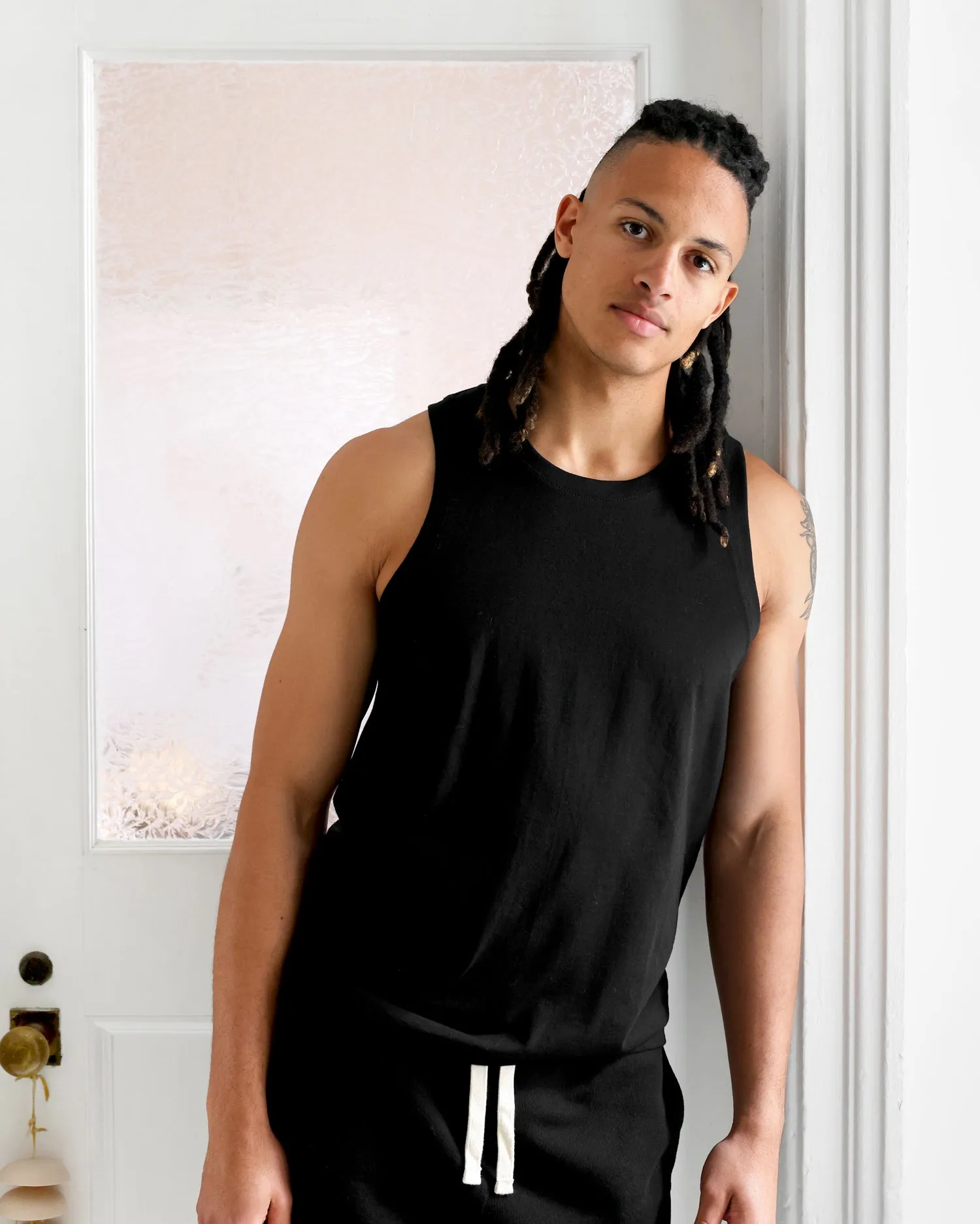 Tuesday Tank Top Black - Unisex sold by Province of Canada product image thumbnail 2