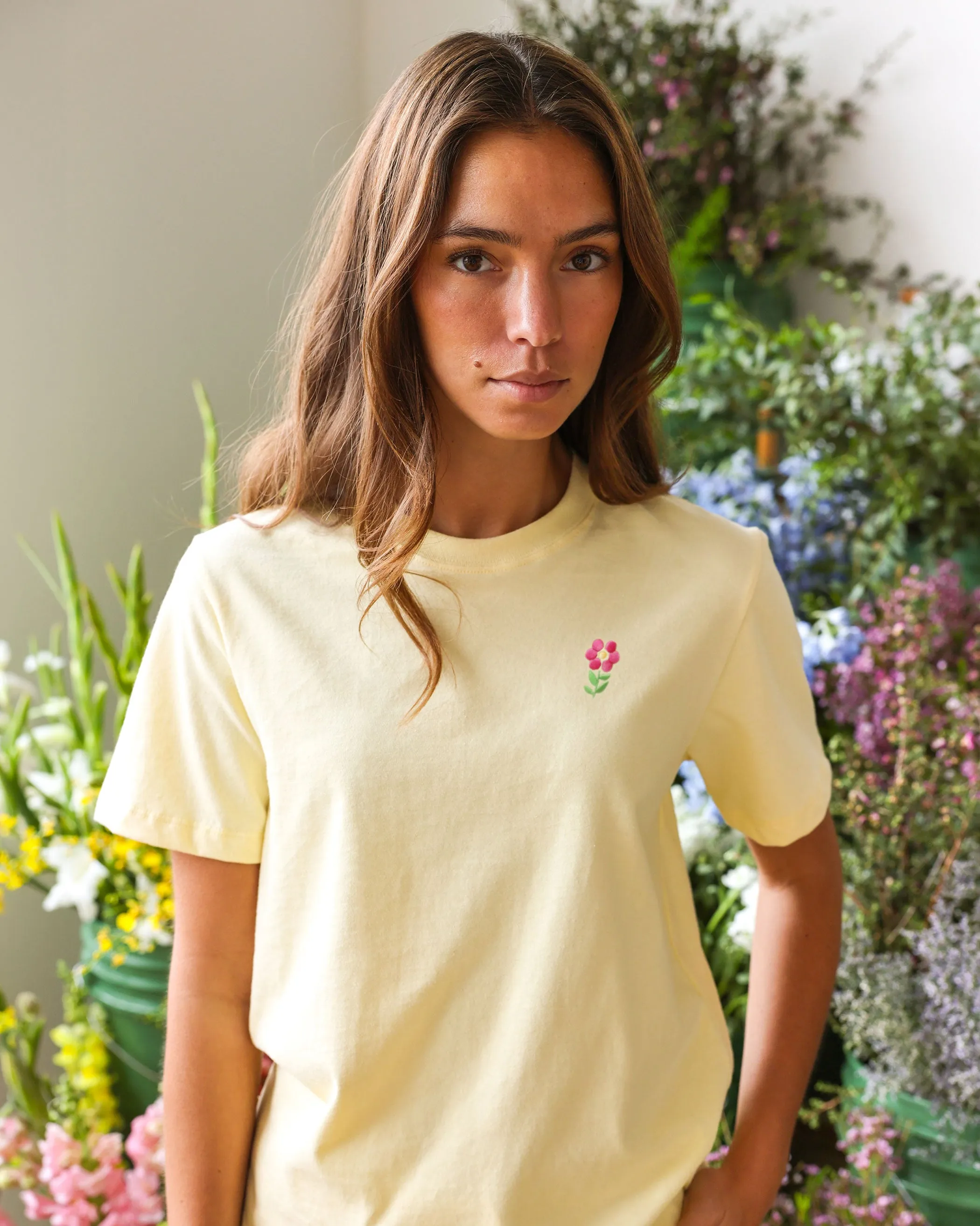 Floral Tee Butter - Unisex sold by Province of Canada product image thumbnail 2