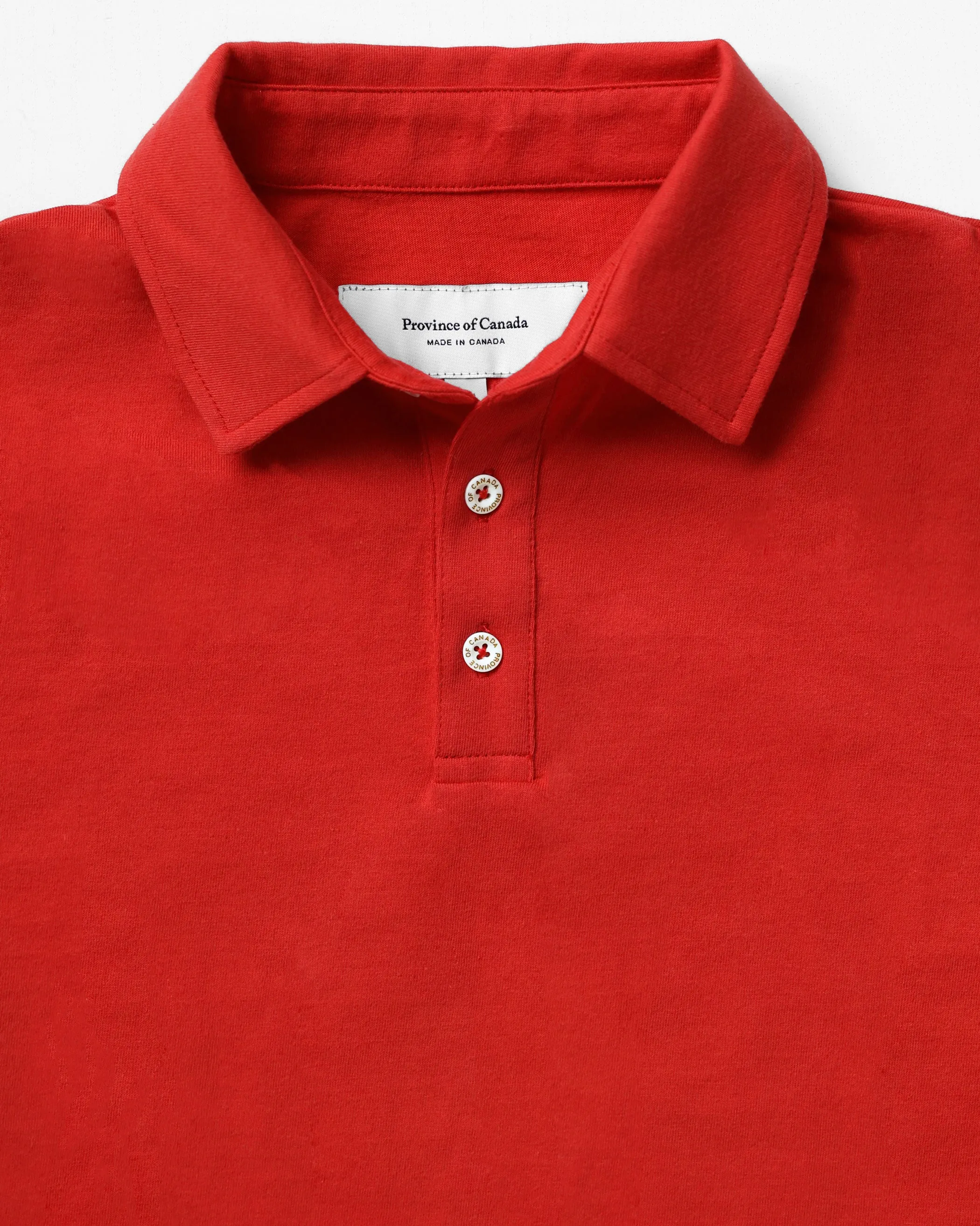 Sunday Polo Shirt Red - Unisex sold by Province of Canada product image thumbnail 2