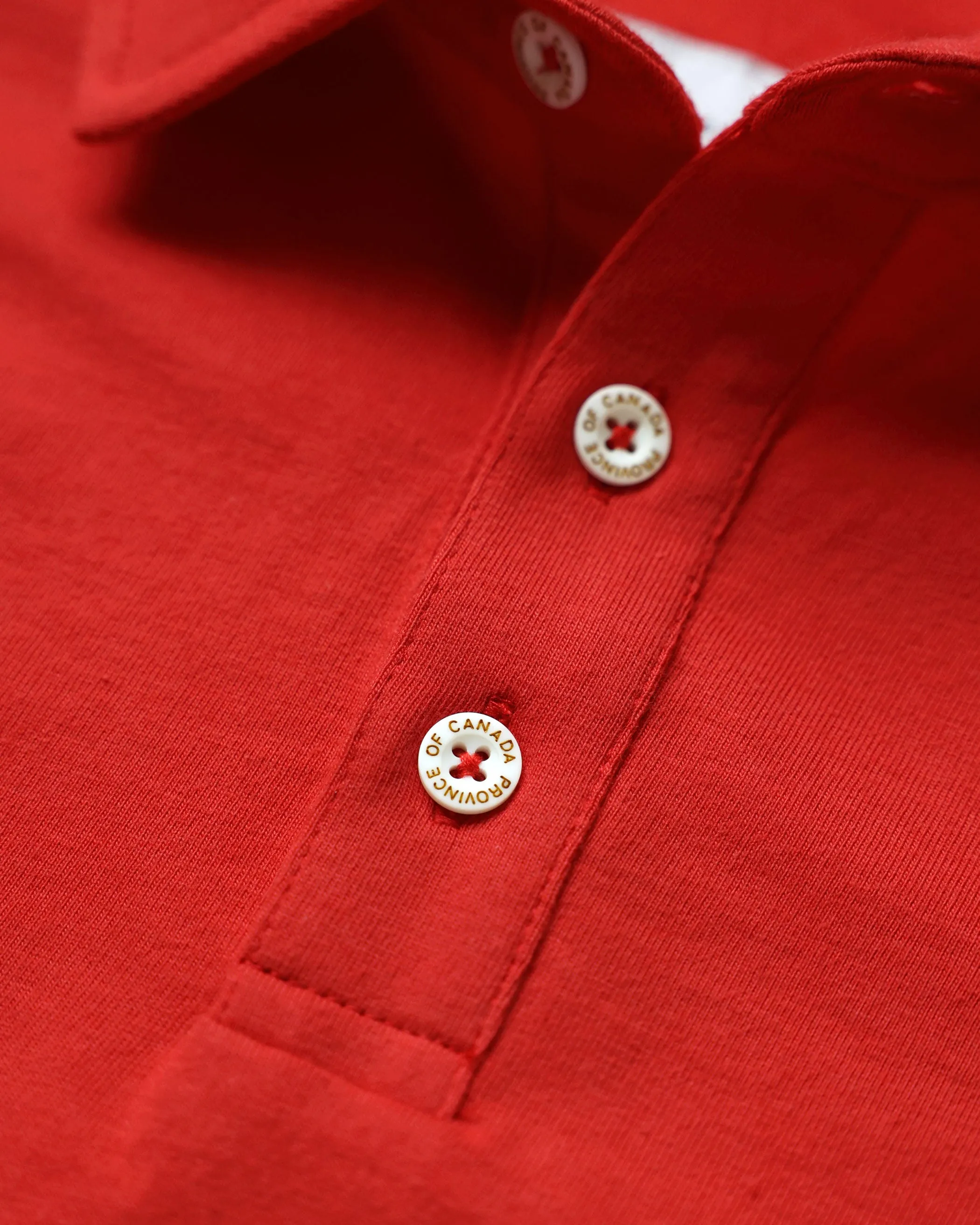 Sunday Polo Shirt Red - Unisex sold by Province of Canada product image thumbnail 3