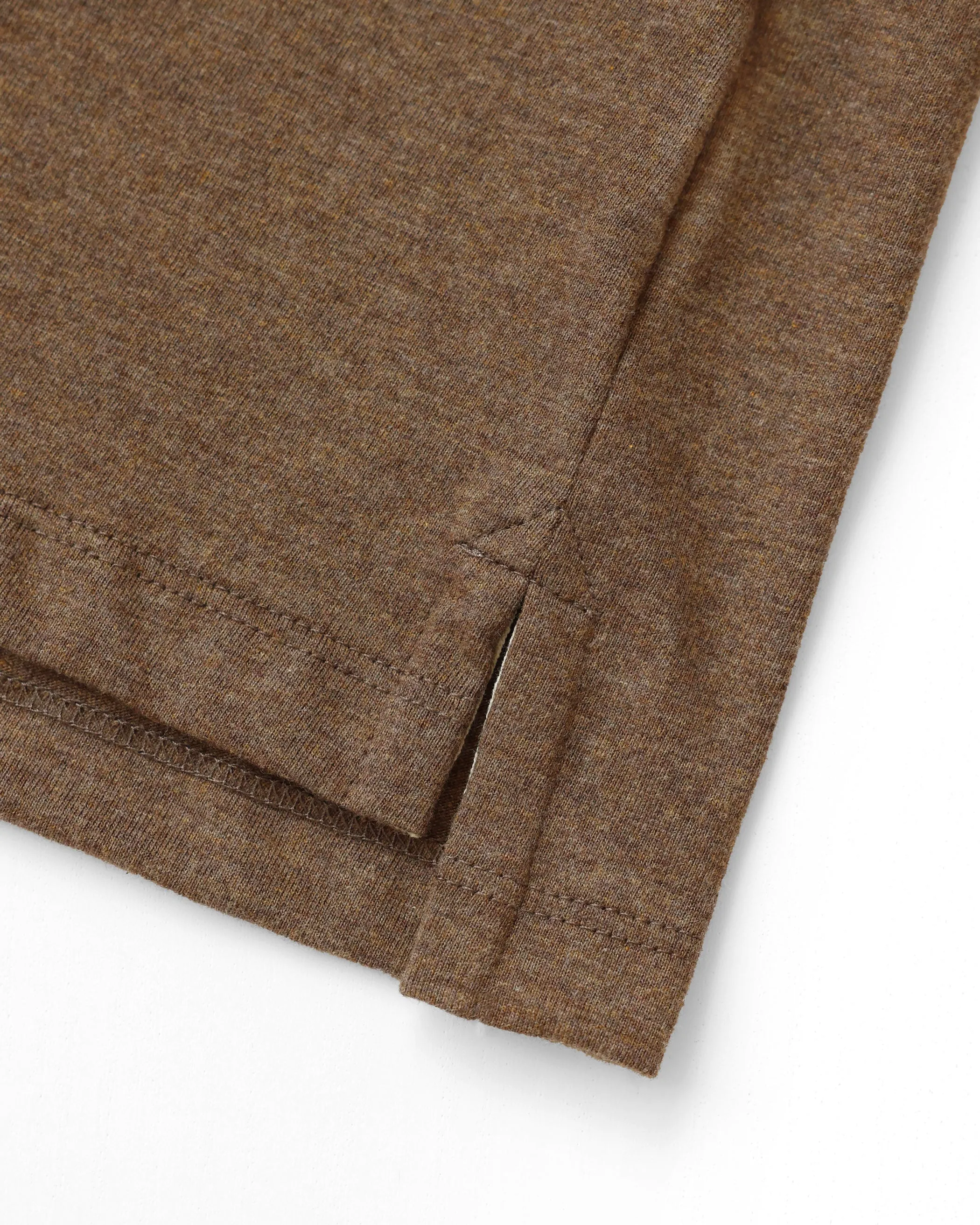 Sunday Polo Shirt Heather Brown - Unisex sold by Province of Canada product image thumbnail 5