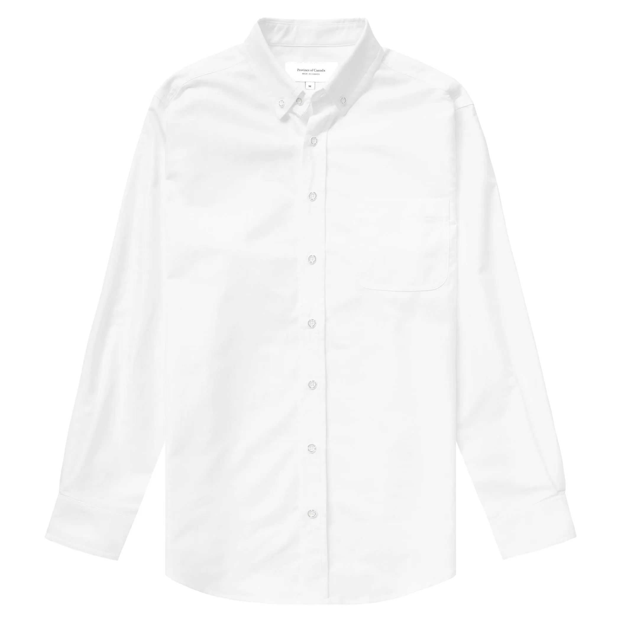 Oxford Shirt White - Unisex sold by Province of Canada