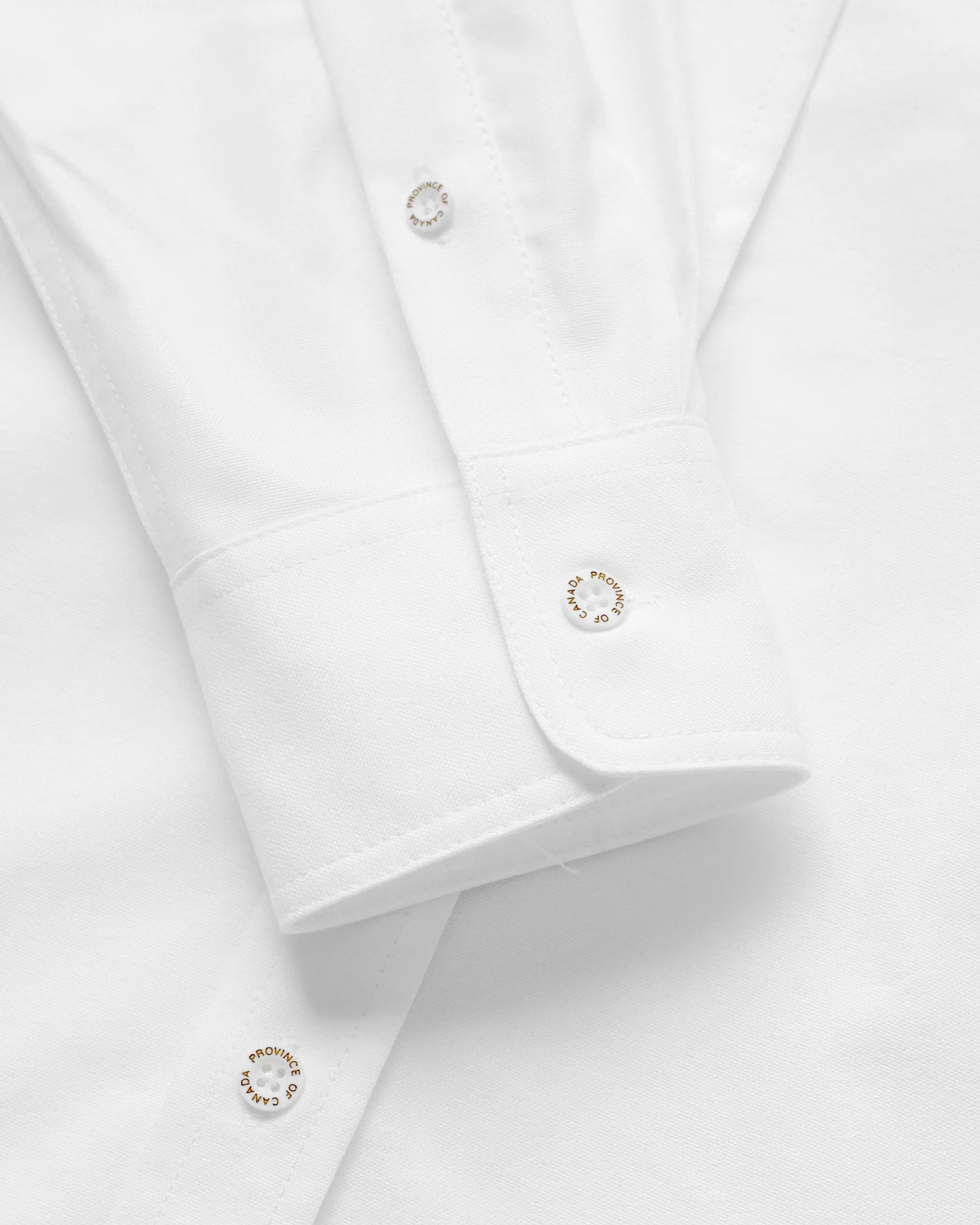 Oxford Shirt White - Unisex sold by Province of Canada product image thumbnail 4