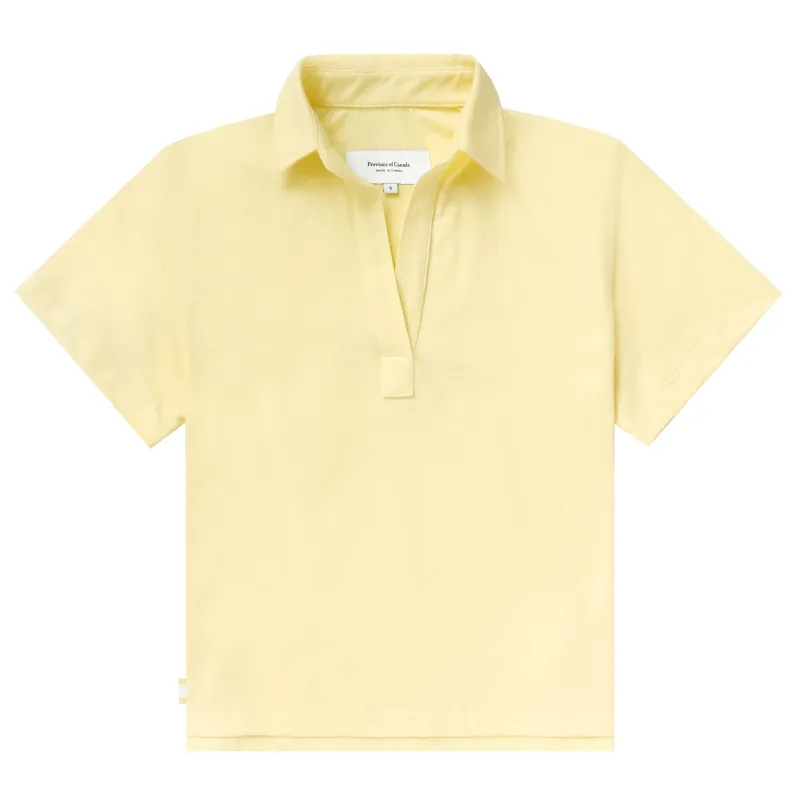 Thursday Popover Tee Butter made by Province of Canada
