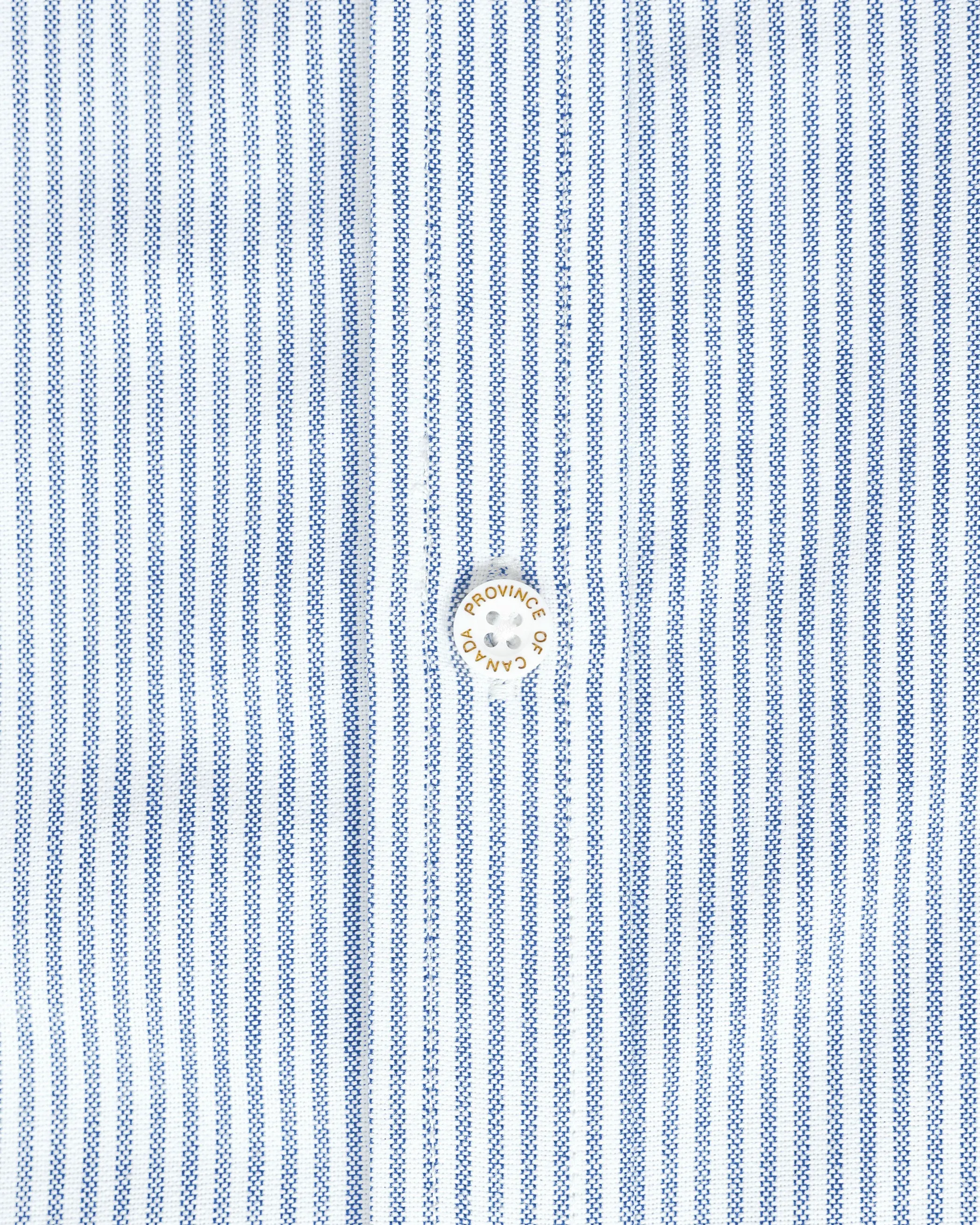Boxy Oxford Stripe Shirt Royal - Womens sold by Province of Canada product image thumbnail 4