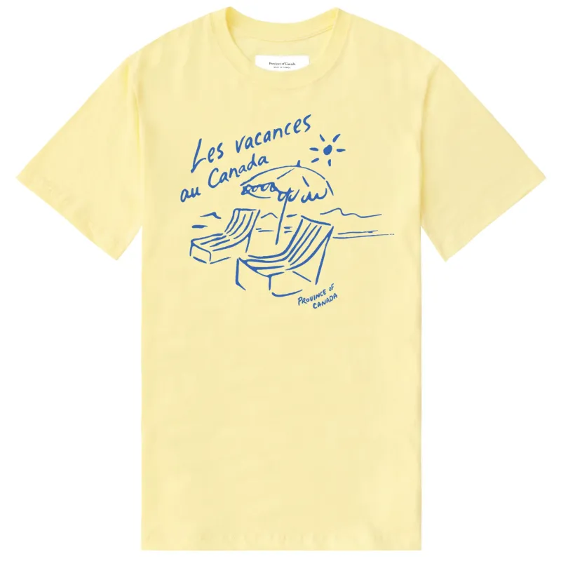 Les Vacances Tee Butter - Unisex made by Province of Canada