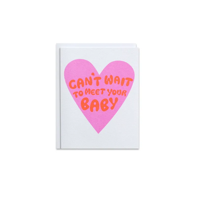 Can't Wait Greeting Card made by Banquet Workshop