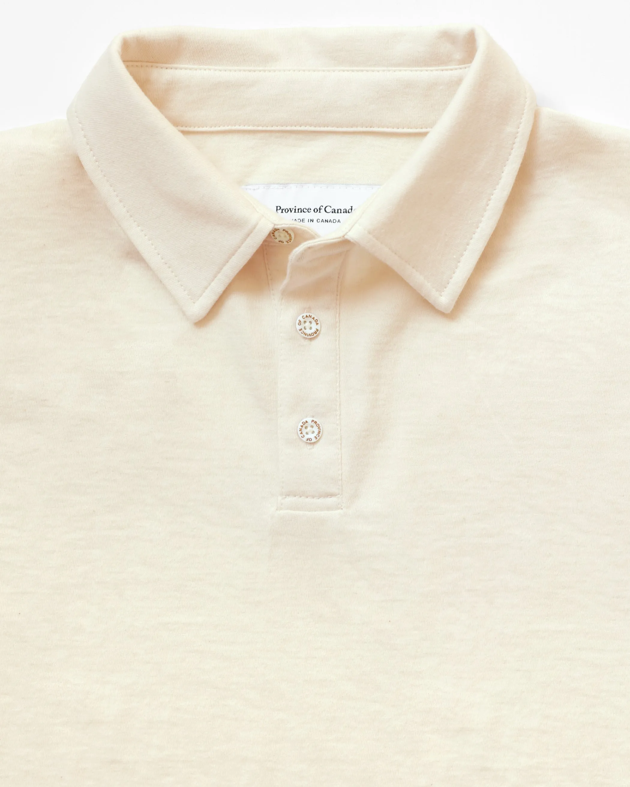Sunday Polo Shirt Natural - Unisex sold by Province of Canada product image thumbnail 2