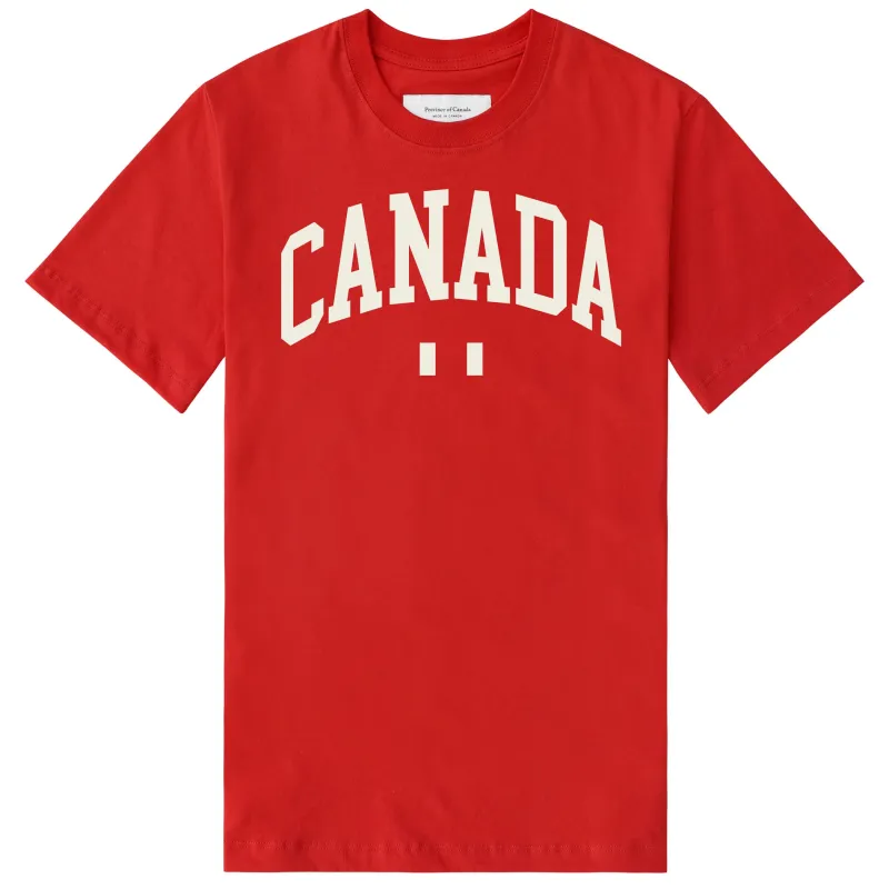 Canada Tee Red - Unisex made by Province of Canada
