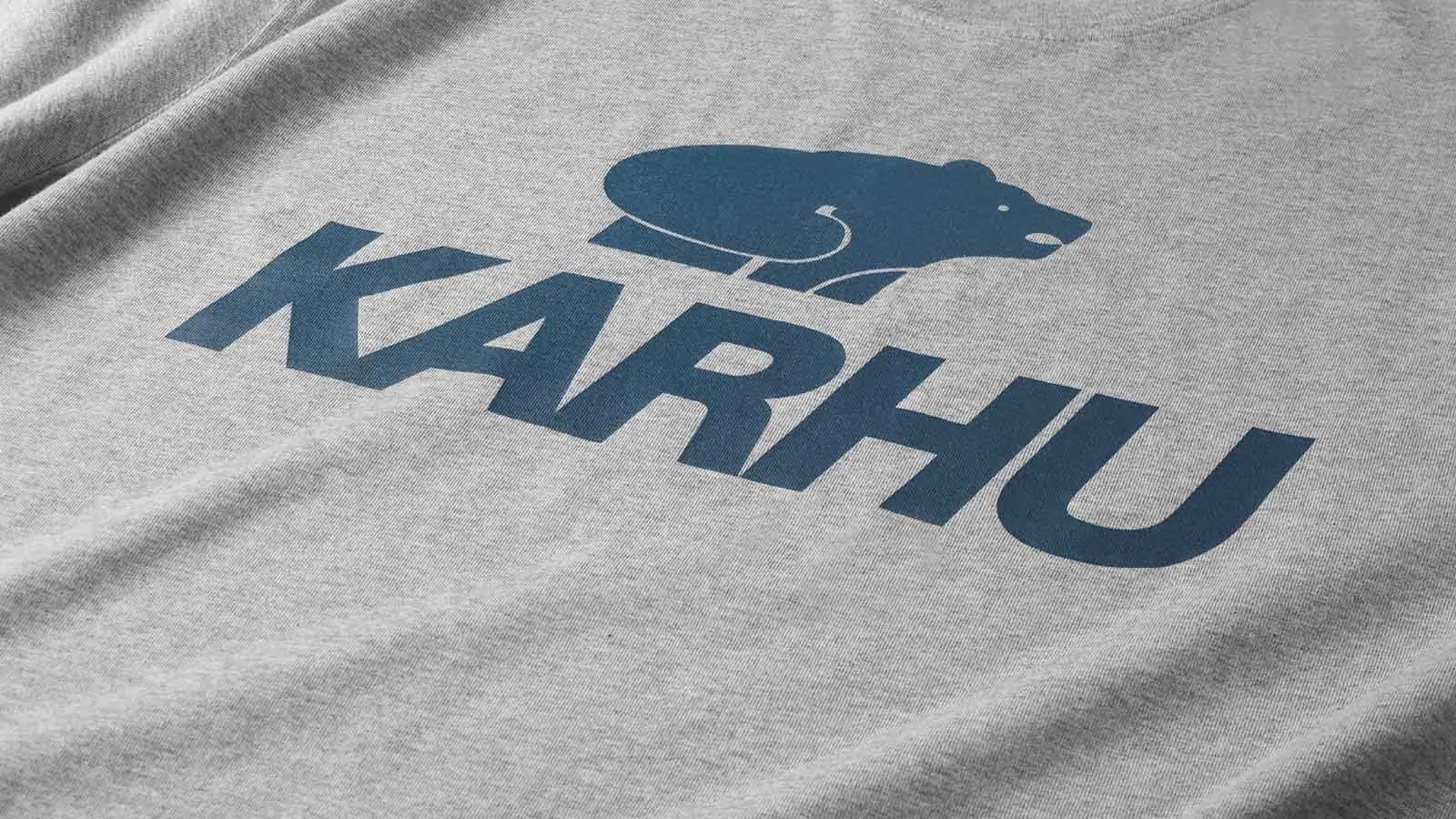 CLASSIC LOGO T-SHIRT - HEATHER GREY / NAVY sold by Karhu product image thumbnail 3