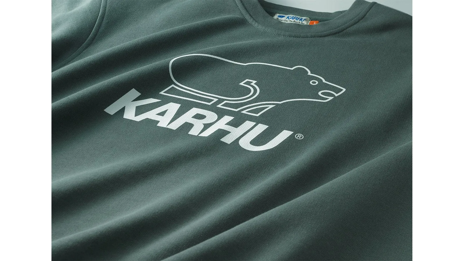 BASIC LOGO SWEATSHIRT - DARK FOREST / BRIGHT WHITE sold by Karhu product image thumbnail 3