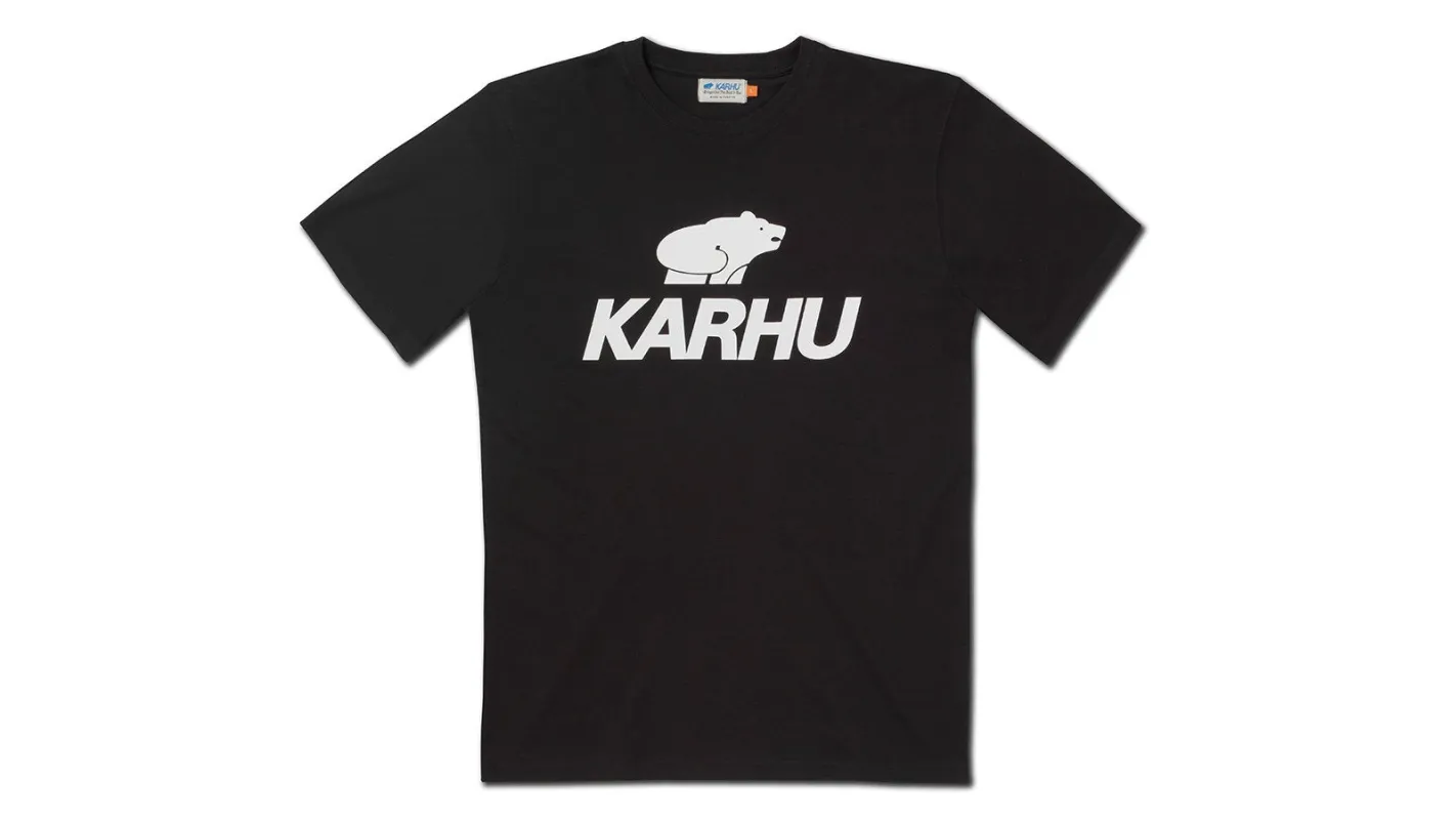CLASSIC LOGO T-SHIRT - BLACK / WHITE sold by Karhu