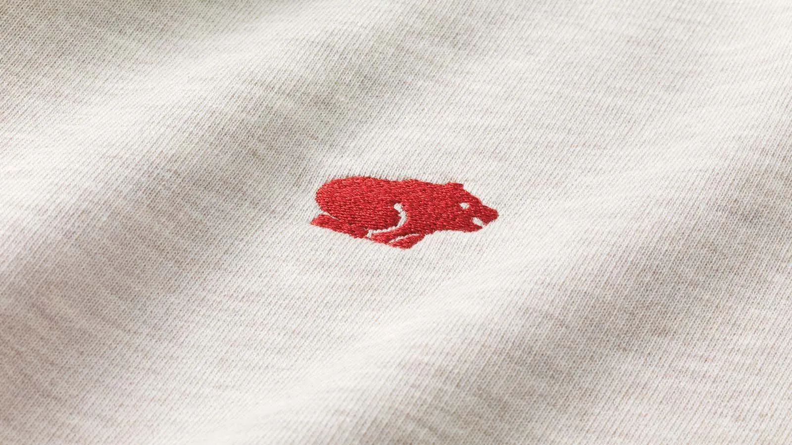 CLASSIC CHEST LOGO SWEATSHIRT - OATMEAL MELANGE / GRANATA sold by Karhu product image thumbnail 4