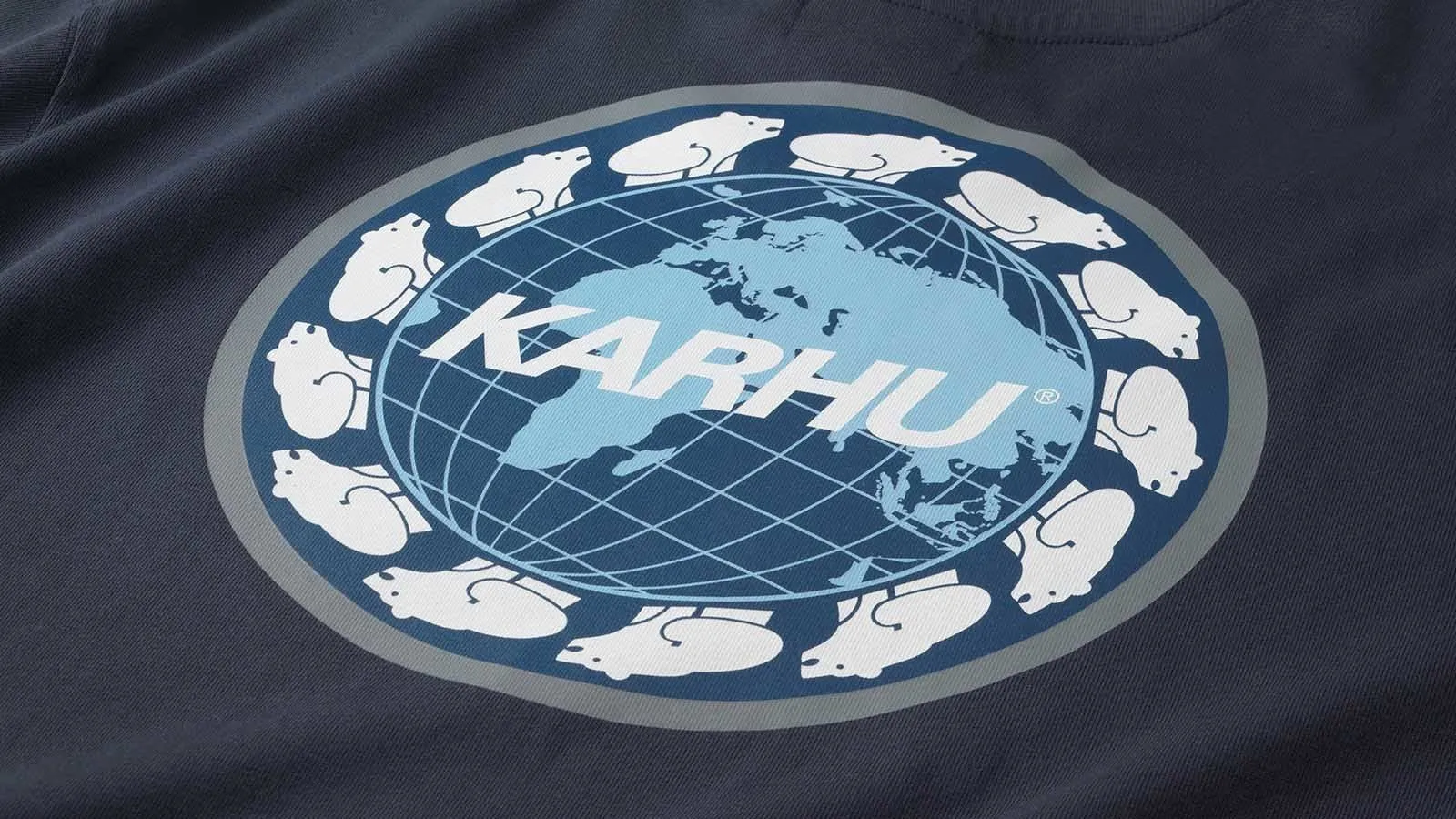 KARHU WORLDWIDE T-SHIRT - NIGHT SKY / FOGGY DEW sold by Karhu product image thumbnail 3