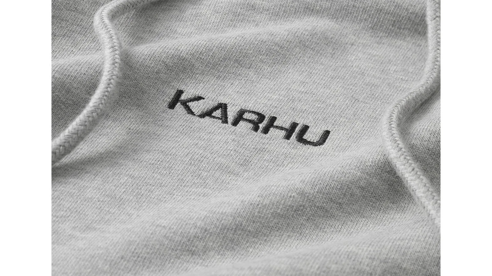 LOGO HOODIE - HEATHER GREY / JET BLACK sold by Karhu product image thumbnail 3