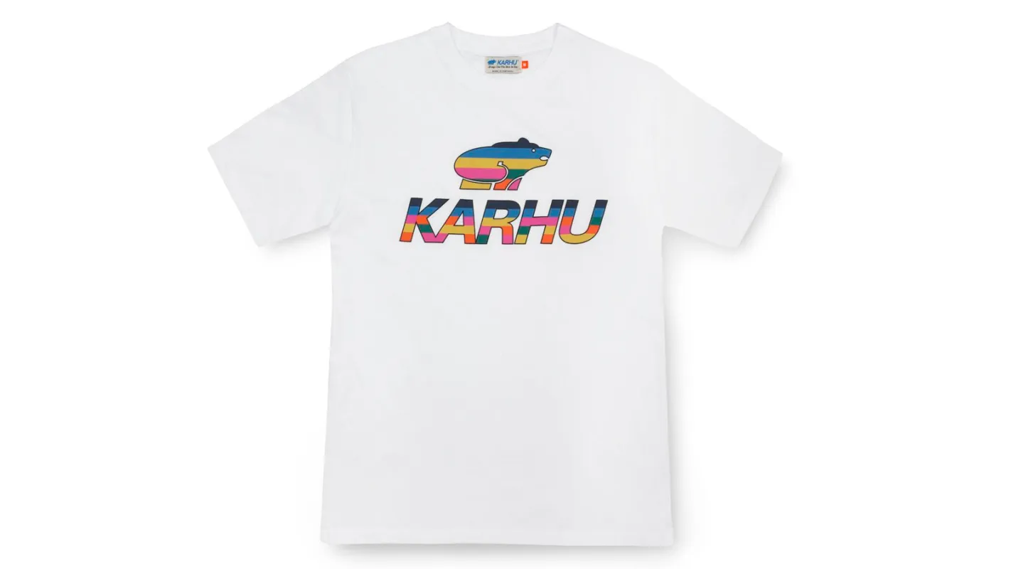 TEAM COLLEGE BIG LOGO T-SHIRT - WHITE/ MC OG sold by Karhu