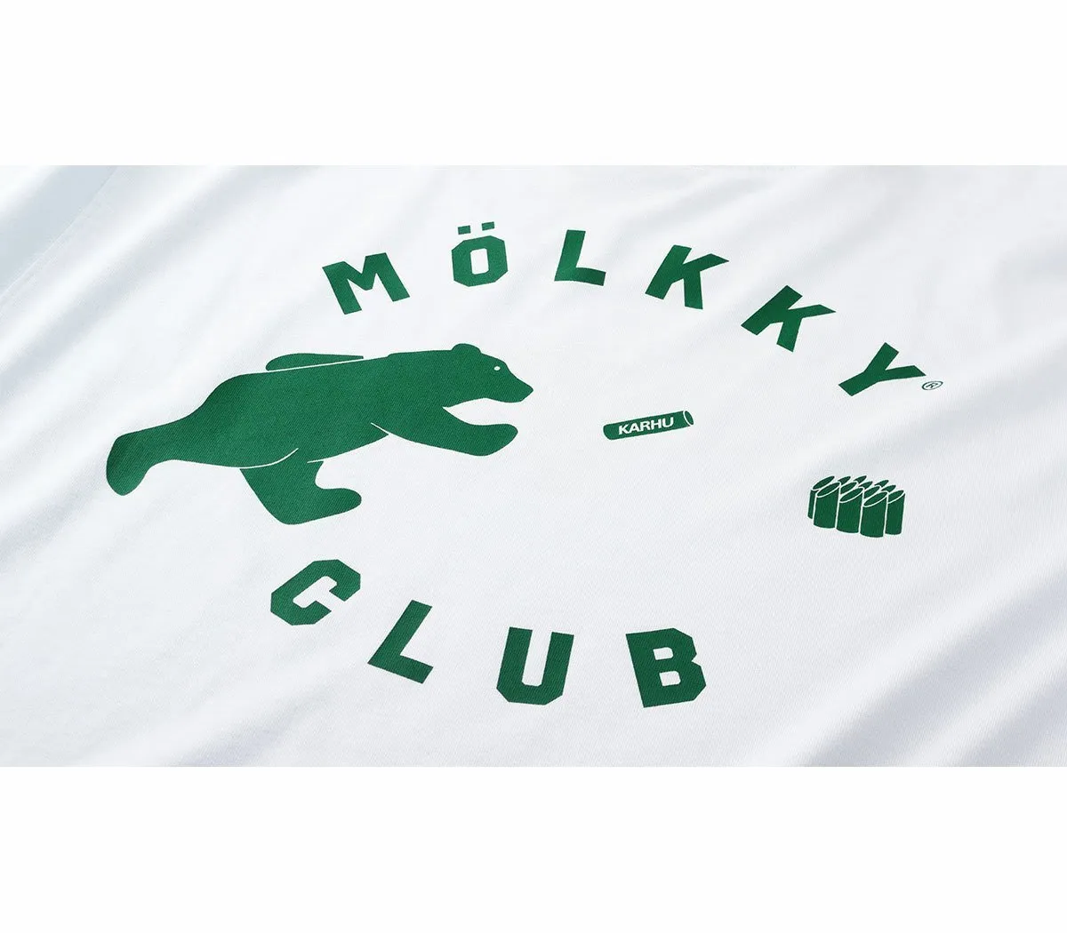 "MÖLKKY" PACK CLUB T-SHIRT - WHITE / VERDANT GREEN sold by Karhu product image thumbnail 5