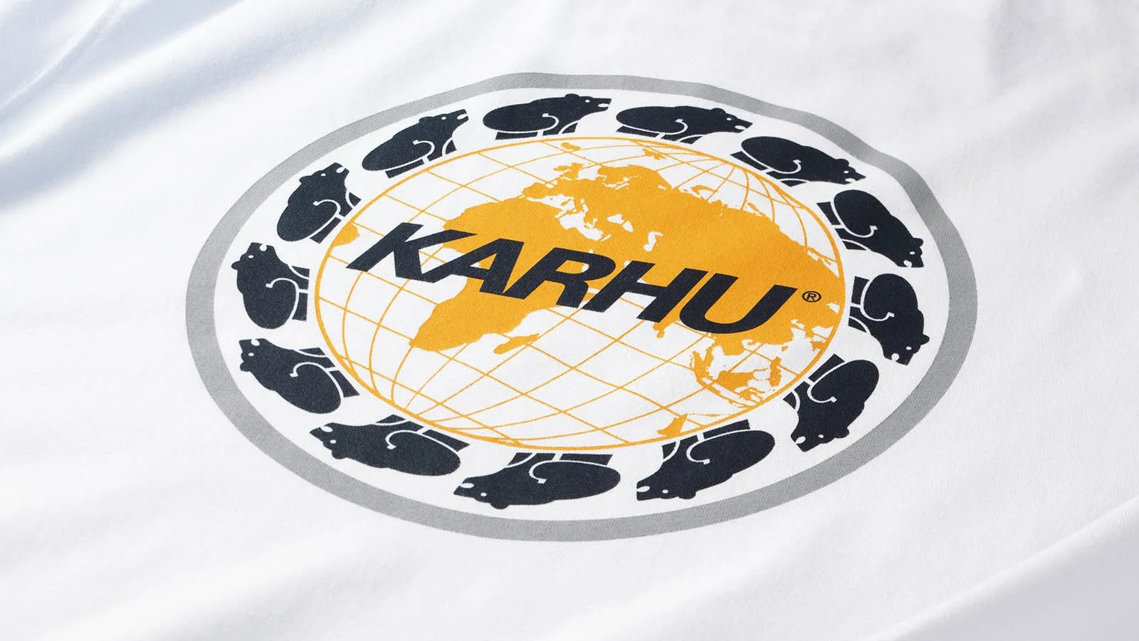 KARHU WORLDWIDE T-SHIRT - WHITE / INDIA INK sold by Karhu product image thumbnail 3